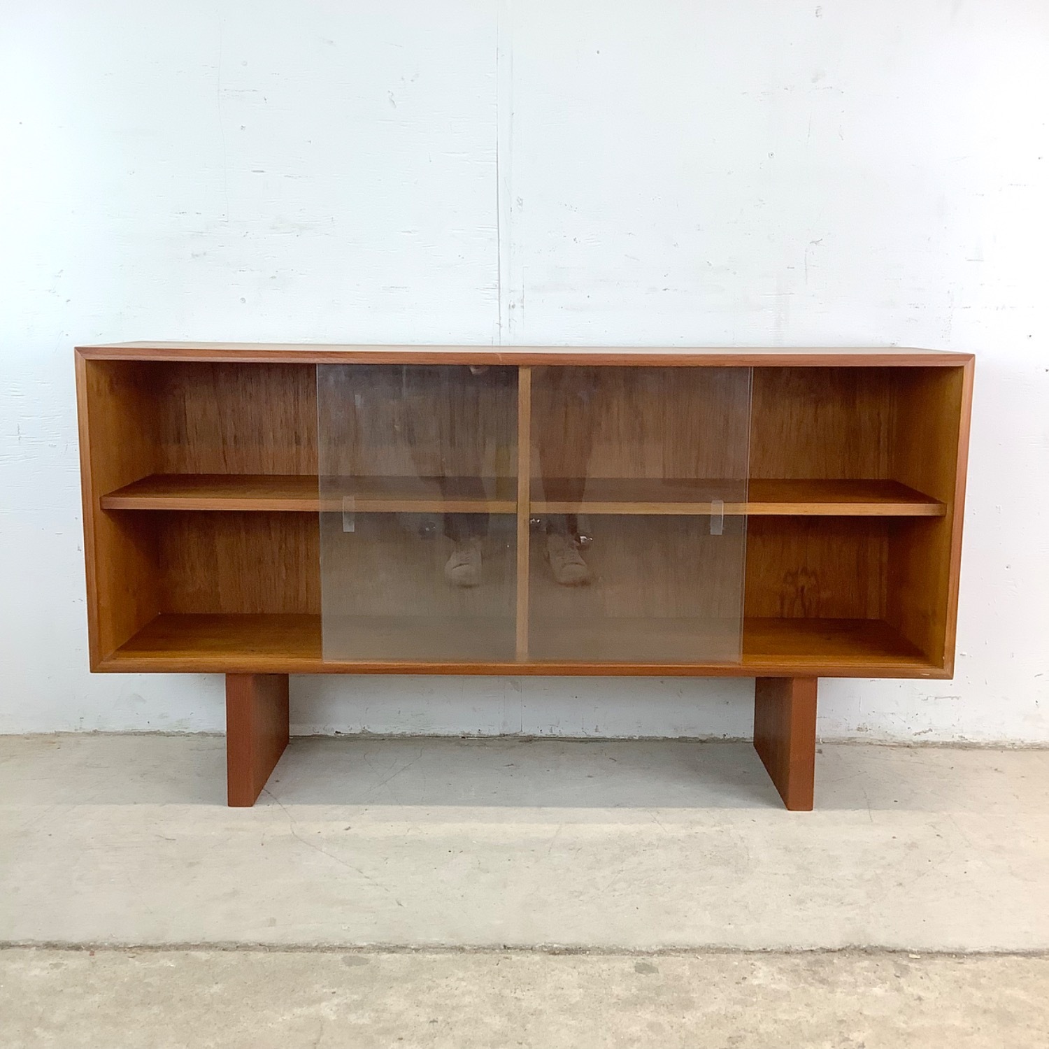 Scandinavian Modern Teak Console Shelf - image-3