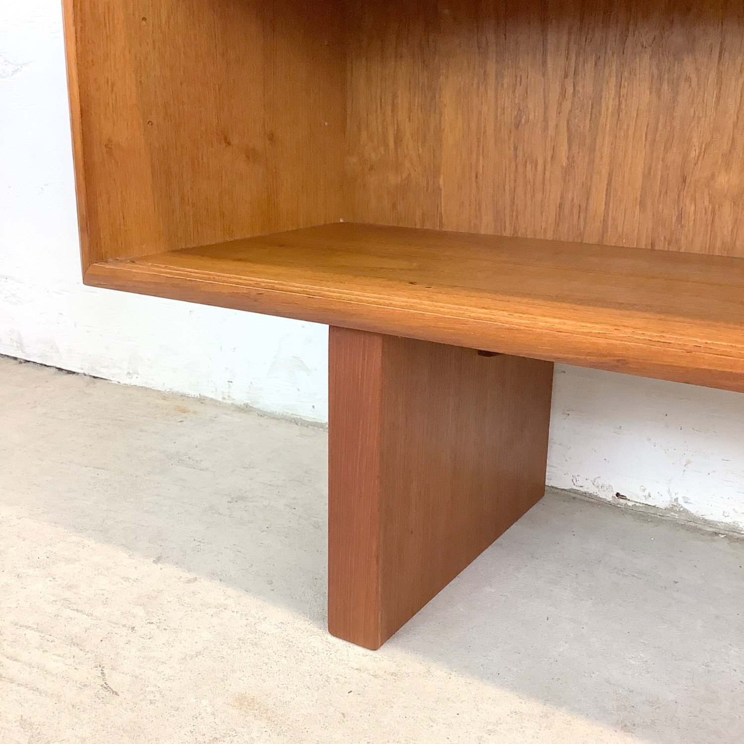 Scandinavian Modern Teak Console Shelf - image-16