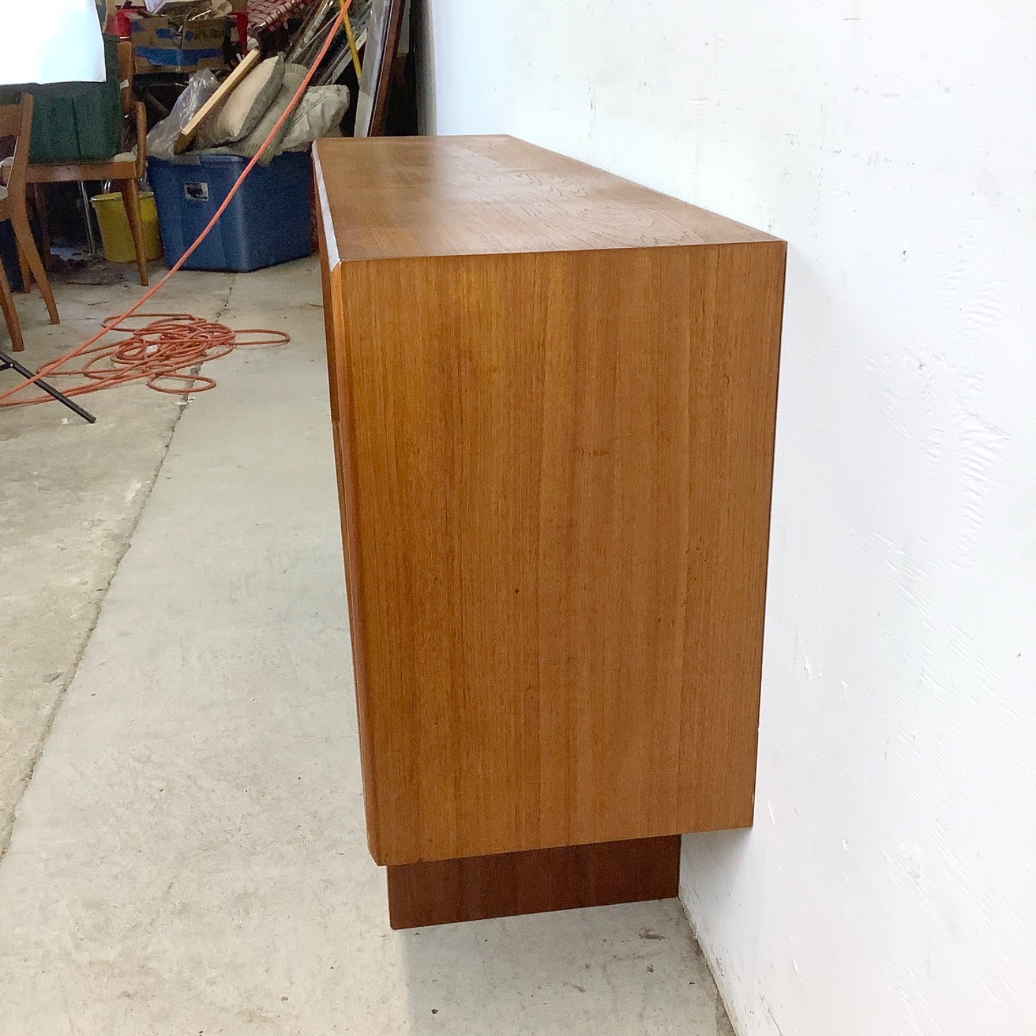 Scandinavian Modern Teak Console Shelf - image-8