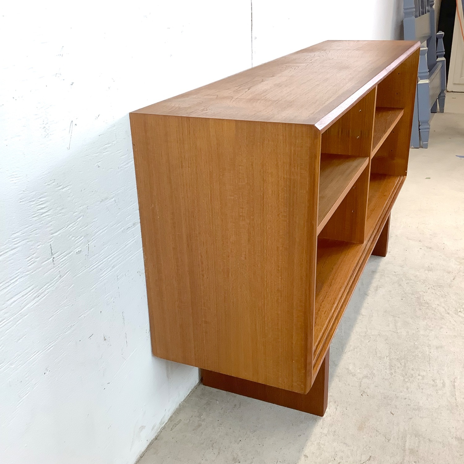 Scandinavian Modern Teak Console Shelf - image-9