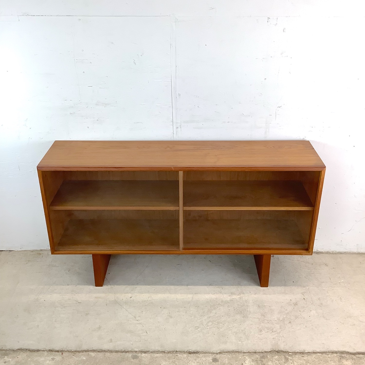 Scandinavian Modern Teak Console Shelf - image-11