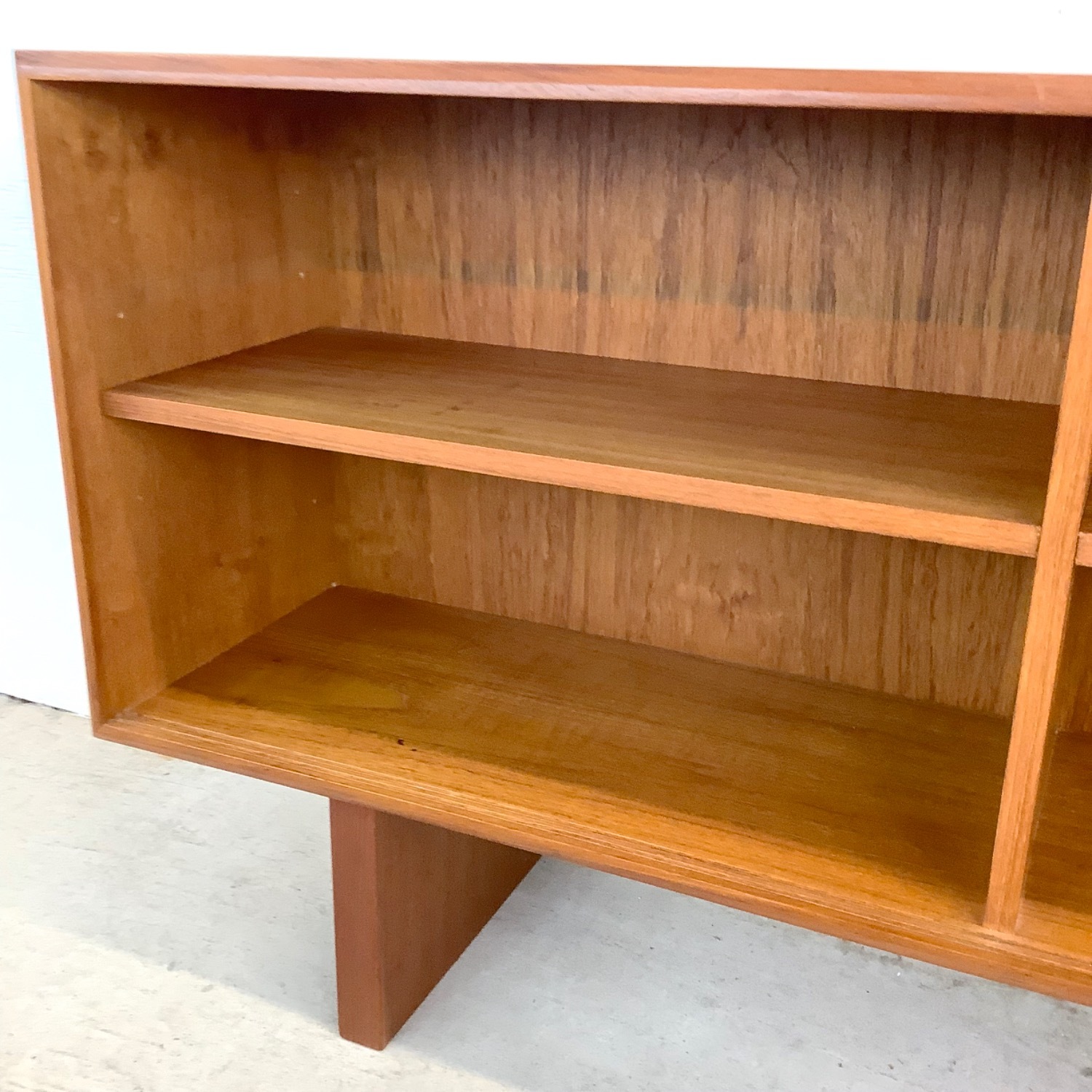 Scandinavian Modern Teak Console Shelf - image-12