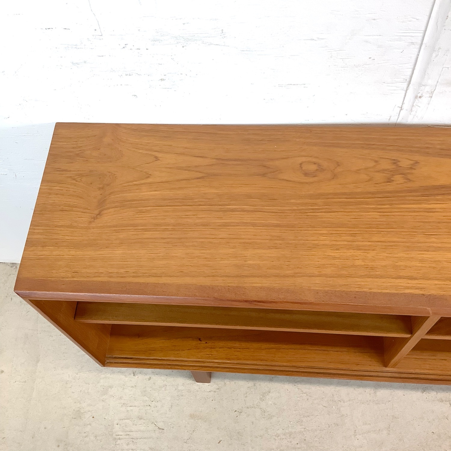 Scandinavian Modern Teak Console Shelf - image-5
