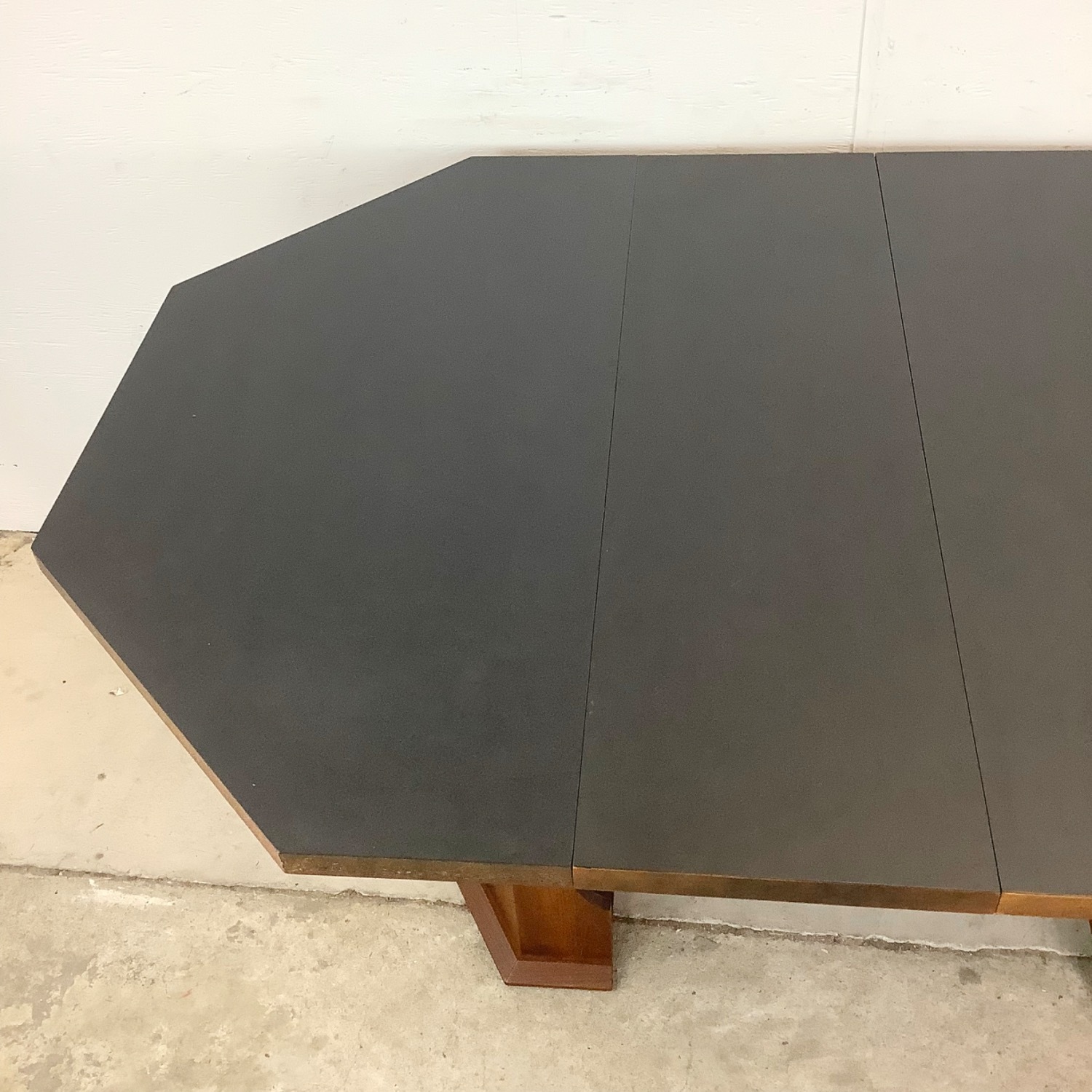 Mid-Century Pedestal Dining Table W Leaves - image-4