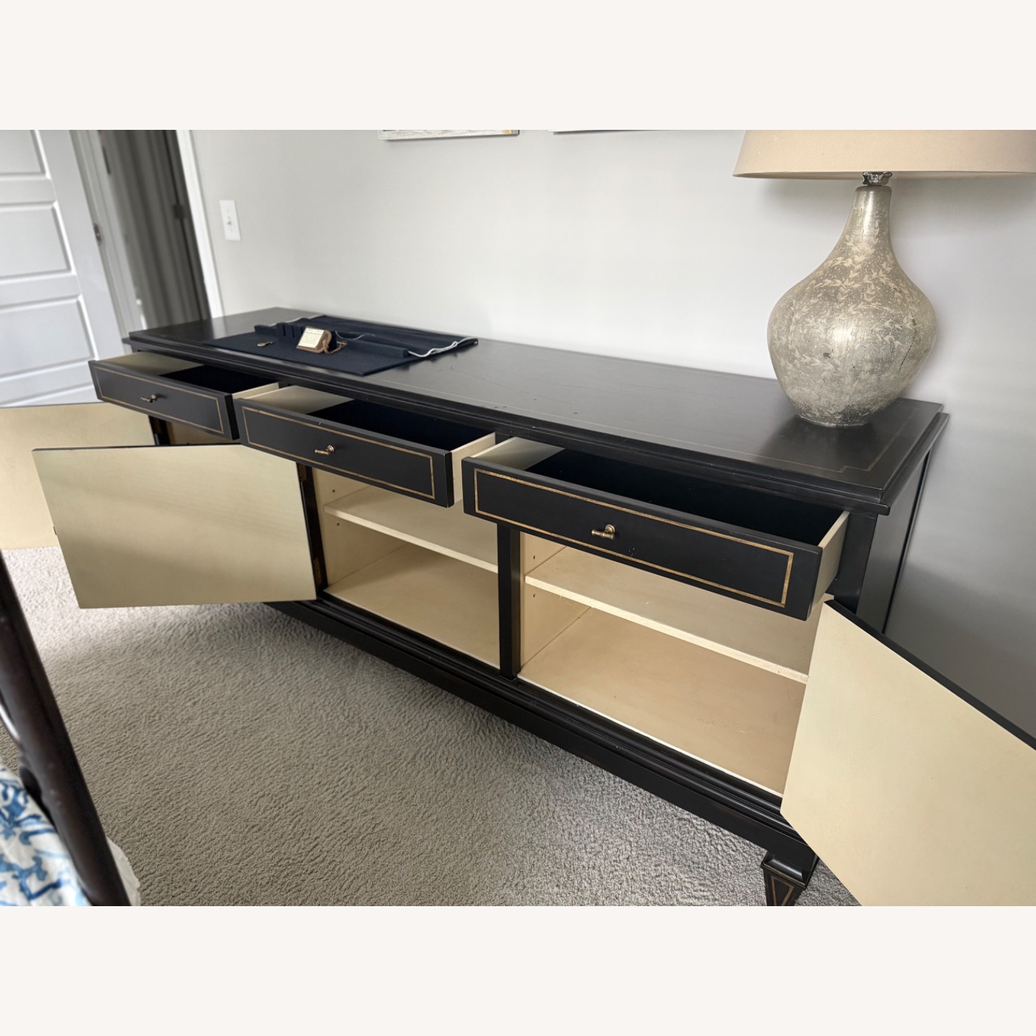 Lillian August Foster China Sideboard Black - image-1