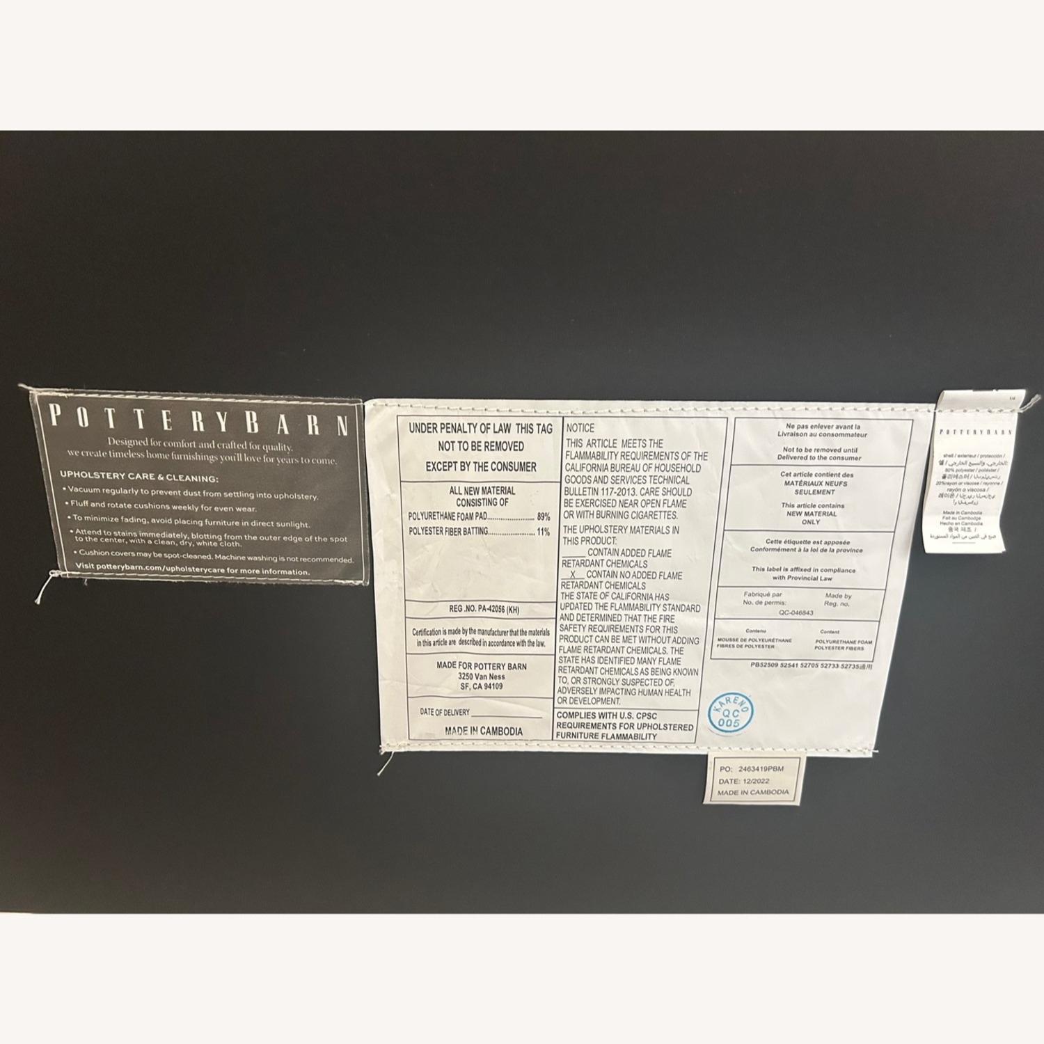 Elliot Shelter Upholstered Queen Bed - image-3