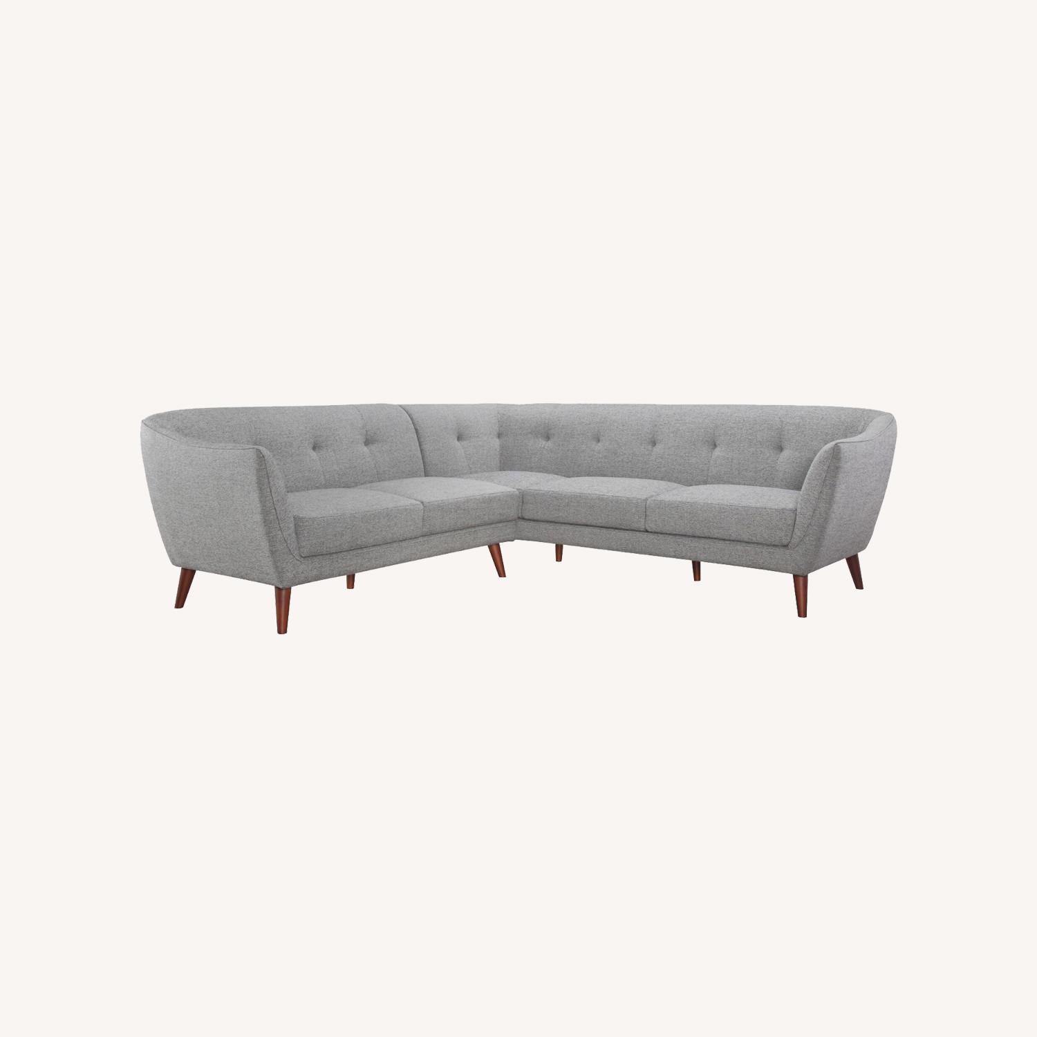 Nelson Mid Century 2 Piece Sectional Sofa  - image-0