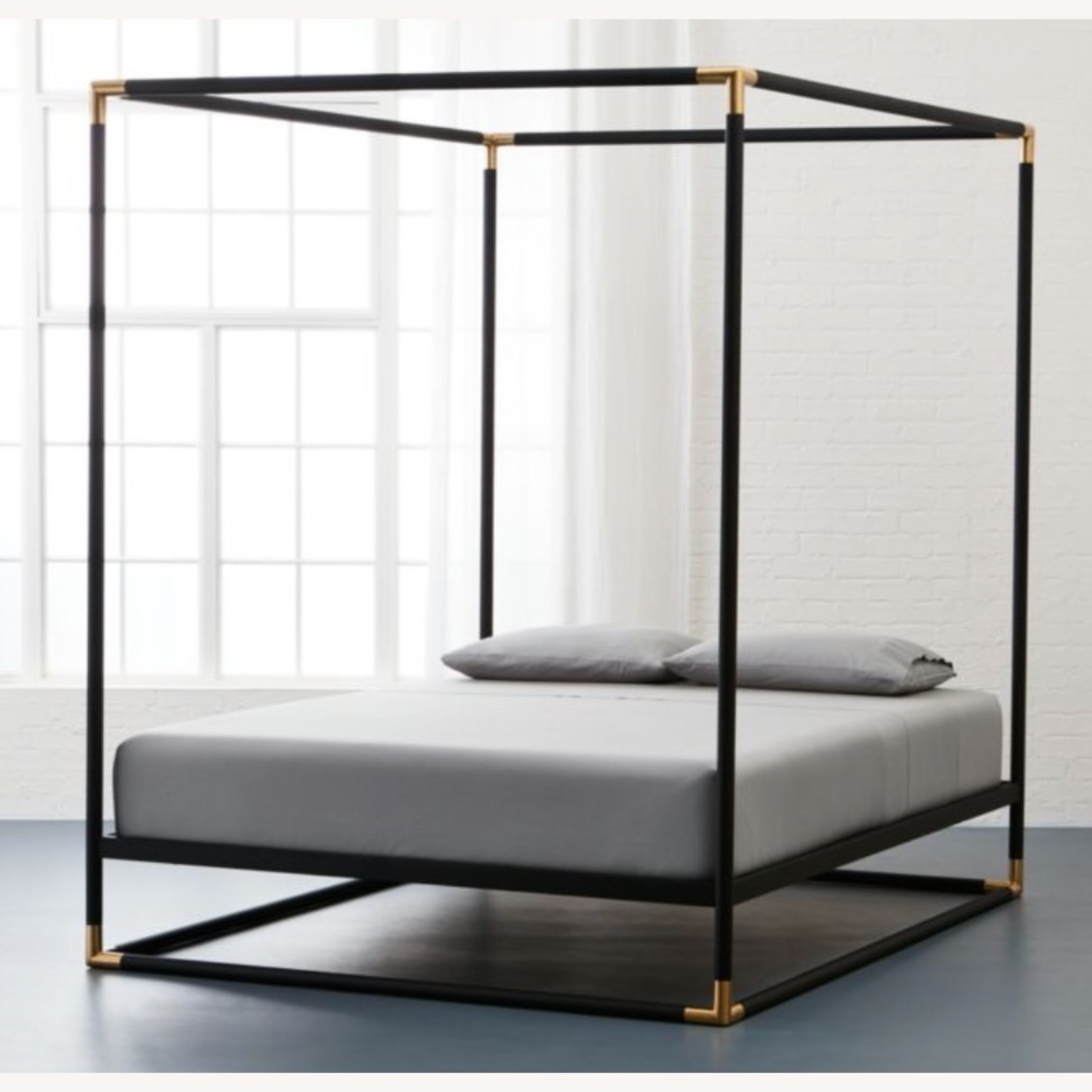 CB2 Frame Canopy King Bed - image-1