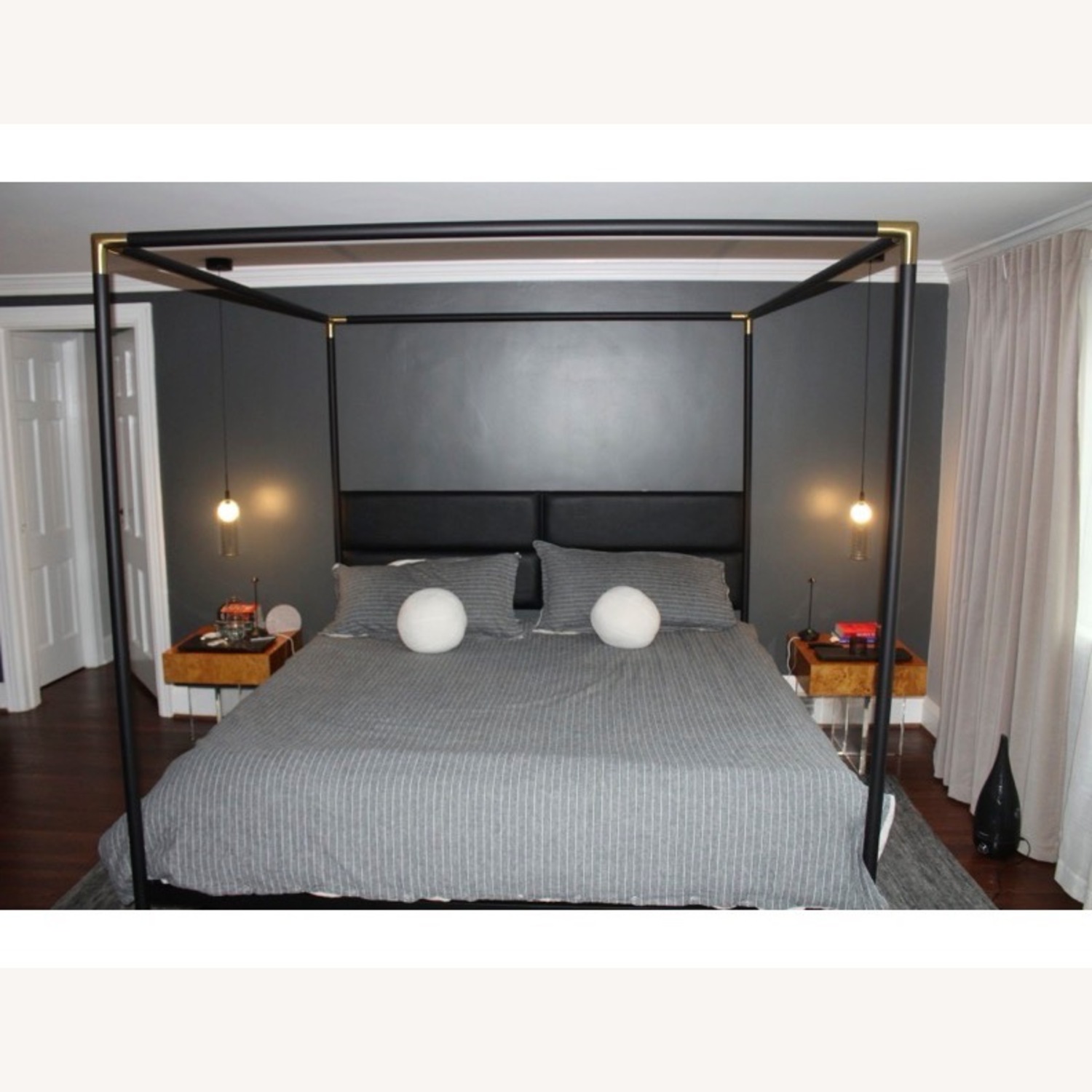 CB2 Frame Canopy King Bed - image-2