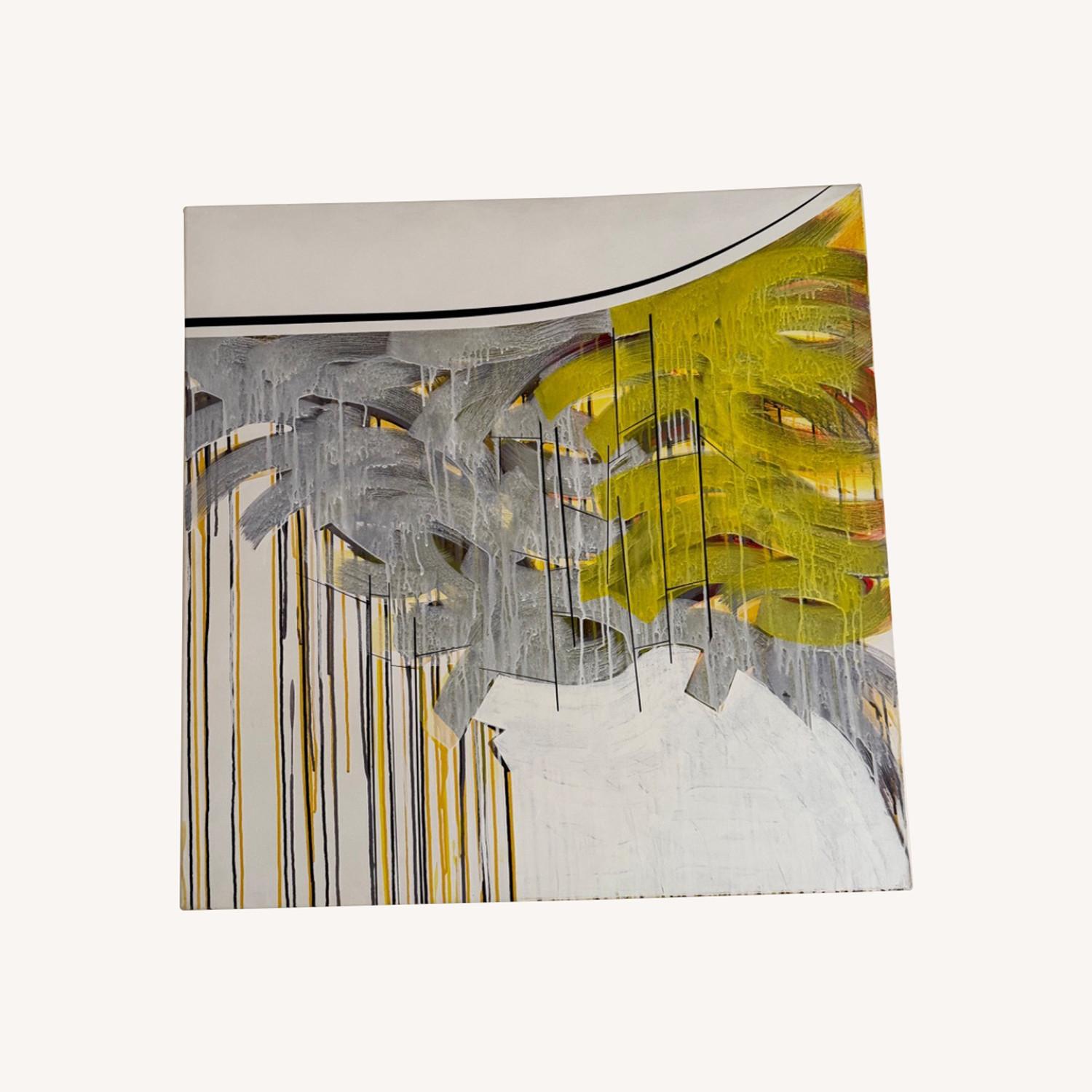 Abstract Acrylic on Canvas - image-0