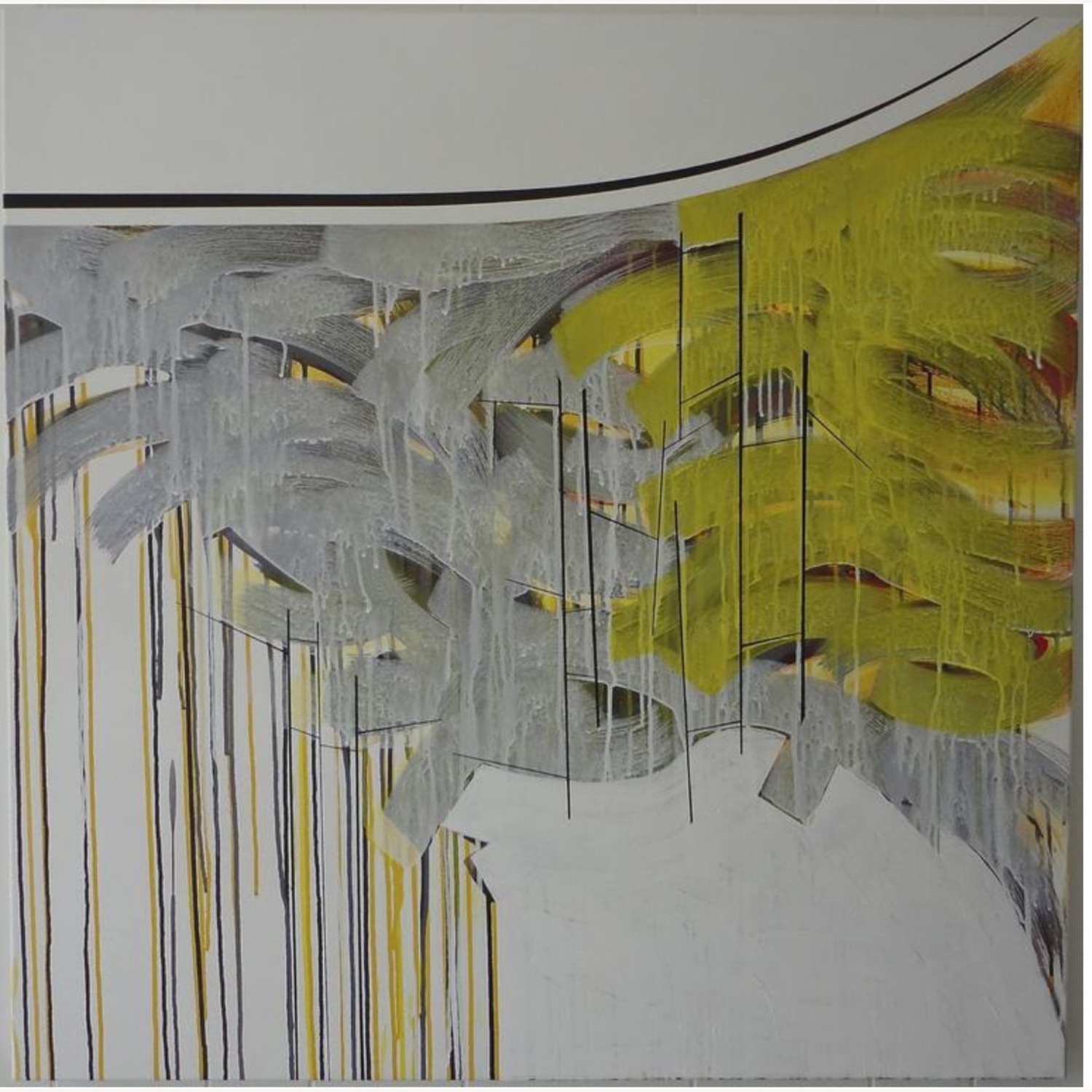 Abstract Acrylic on Canvas - image-1