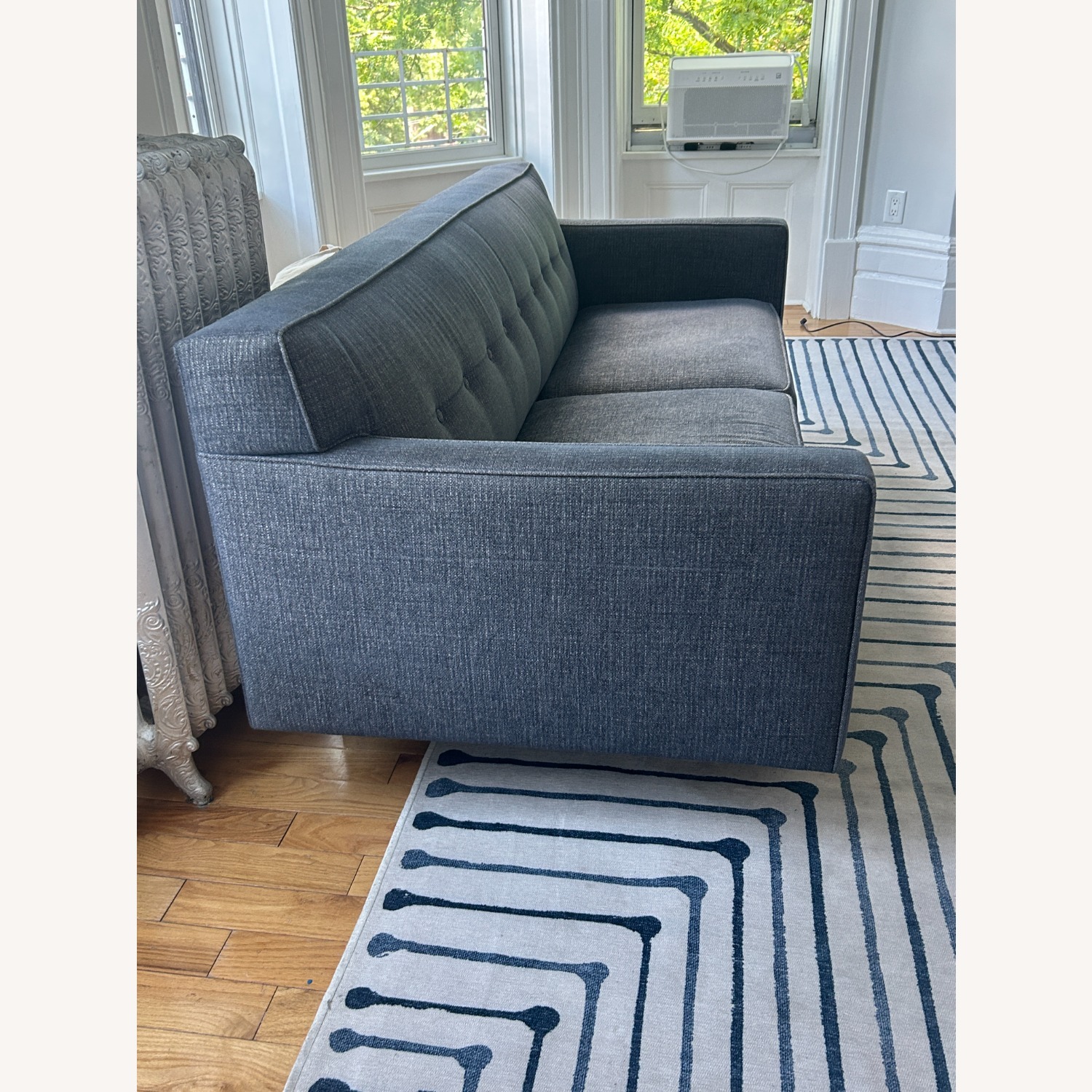 Room & Board Andre Ink Blue Sofa - image-3