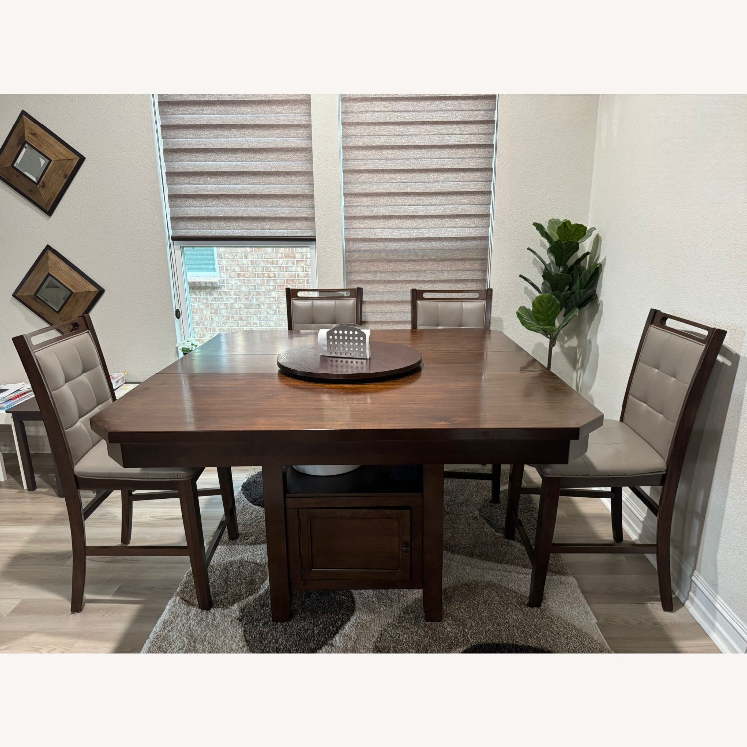 Dining Table with Storage - image-2