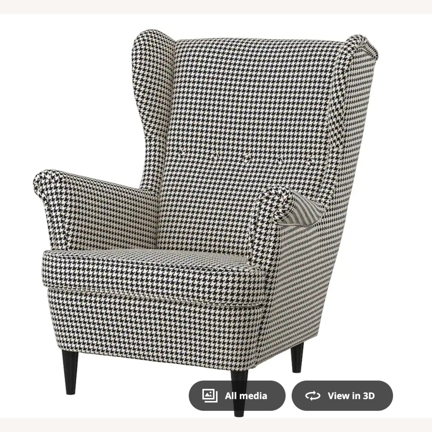 IKEA STRANDMON Armchair & Ottoman  - image-1