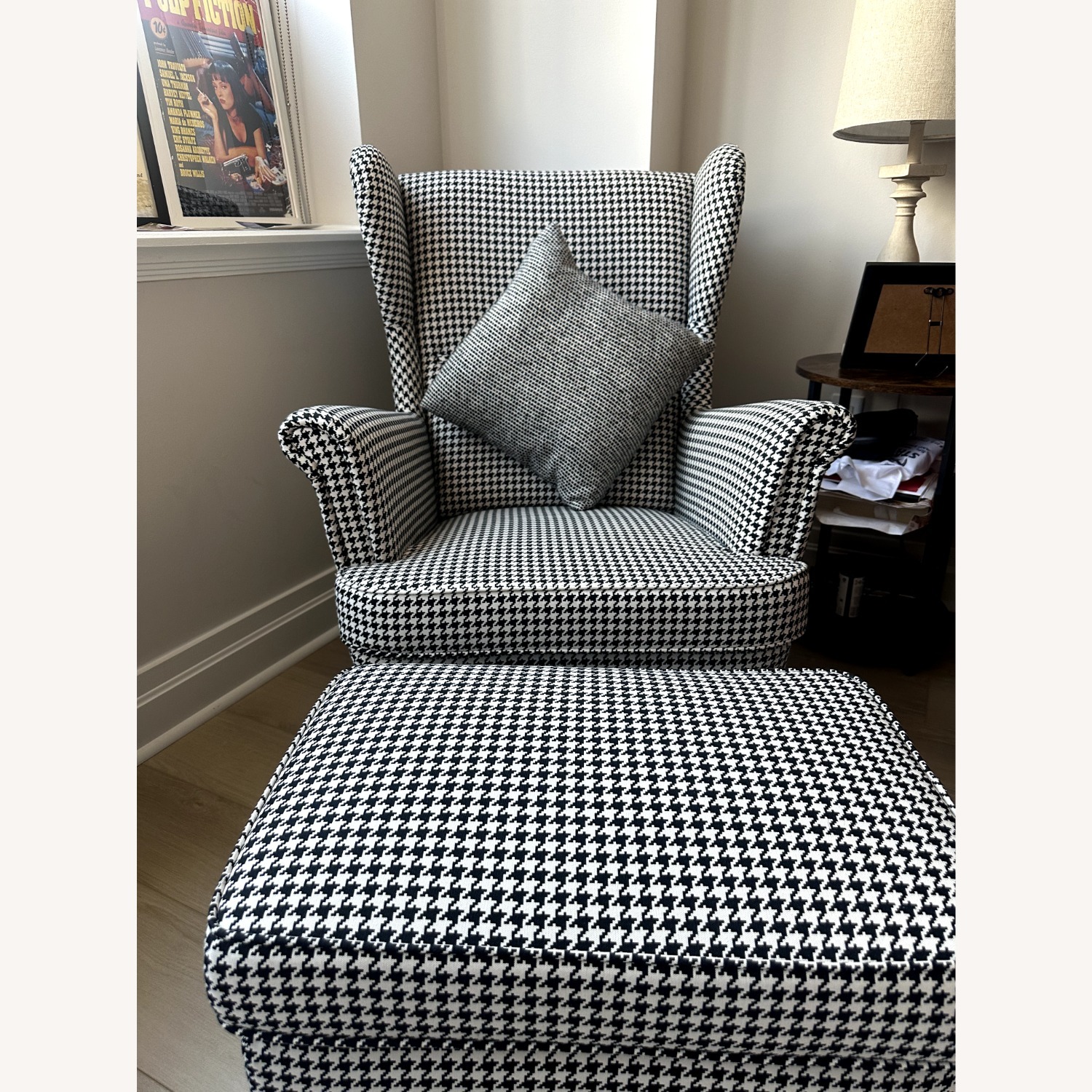 Wingback Chair Ikea Houndstooth Chair IKEA STRANDMON Armchair