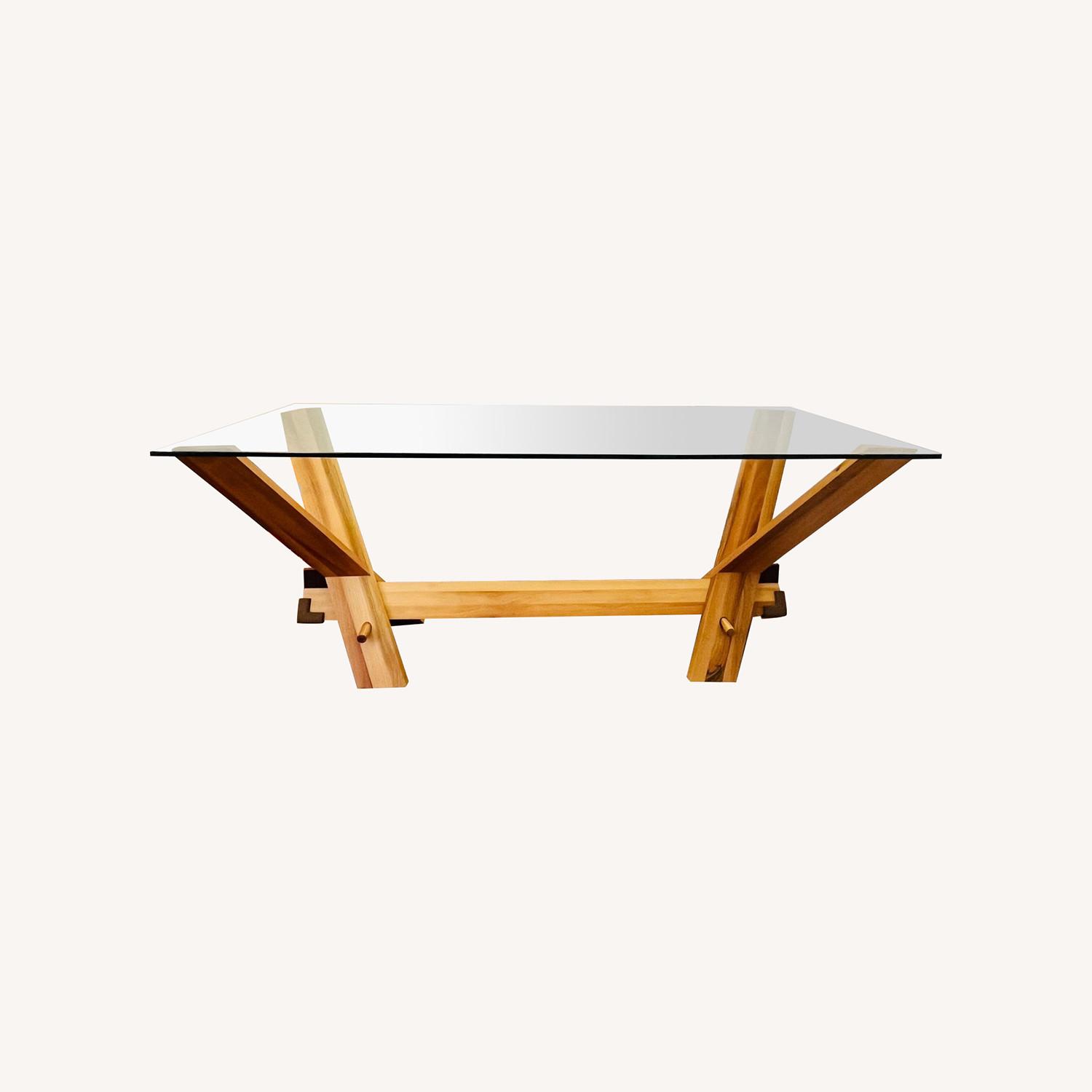 Design Within Reach - Glass/Wood Table - image-0
