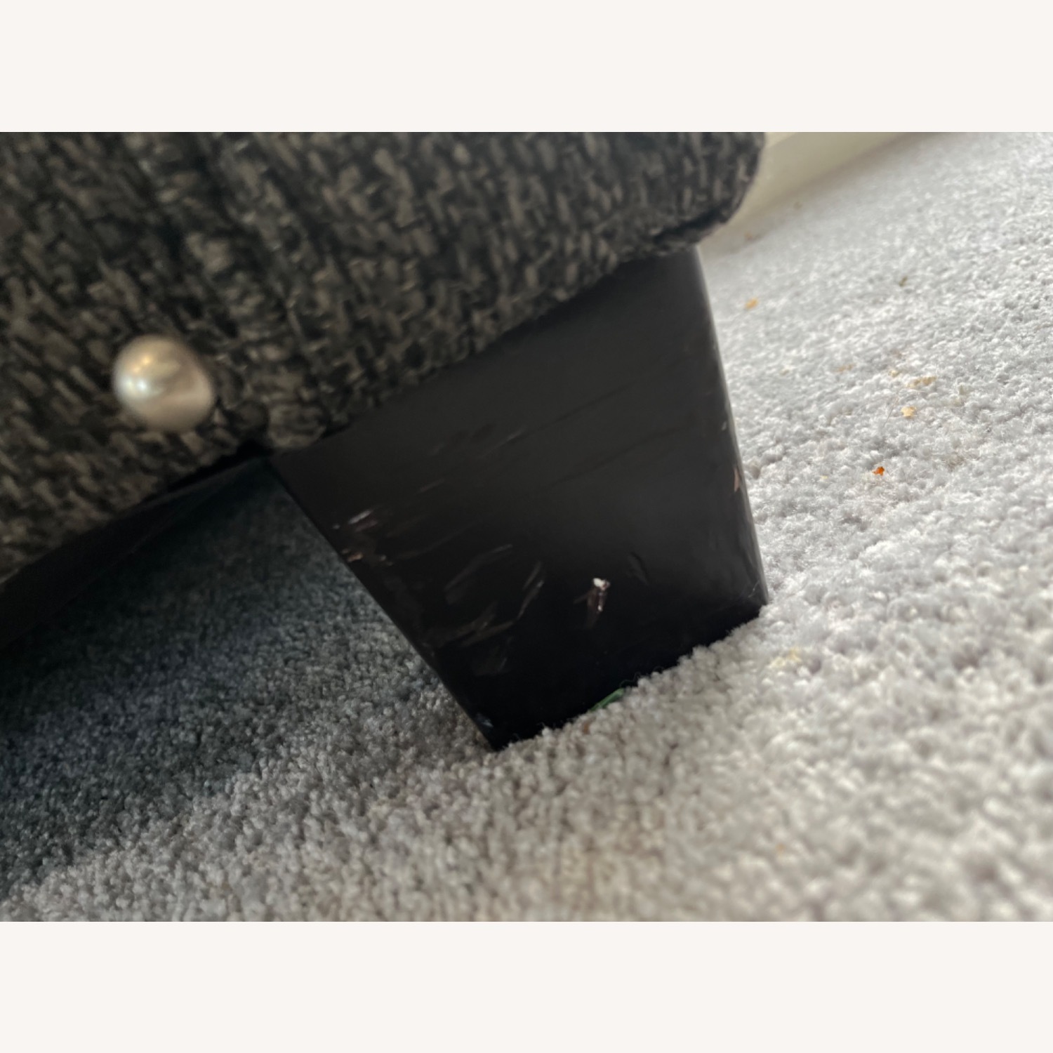 Hughes Dark Gray Loveseat Sofa - image-4