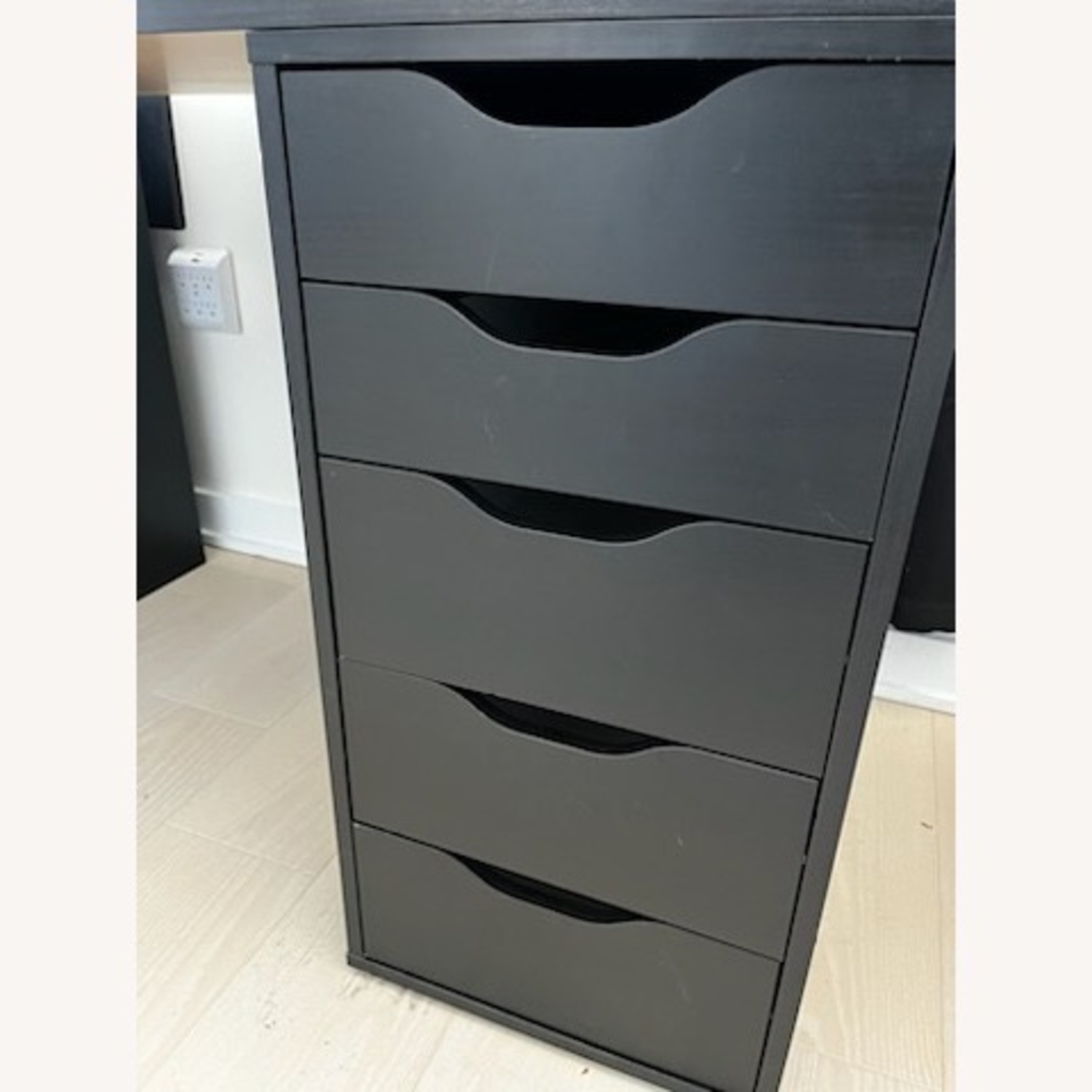 IKEA LAGKAPTEN / ALEX Black Brown Desk - image-6