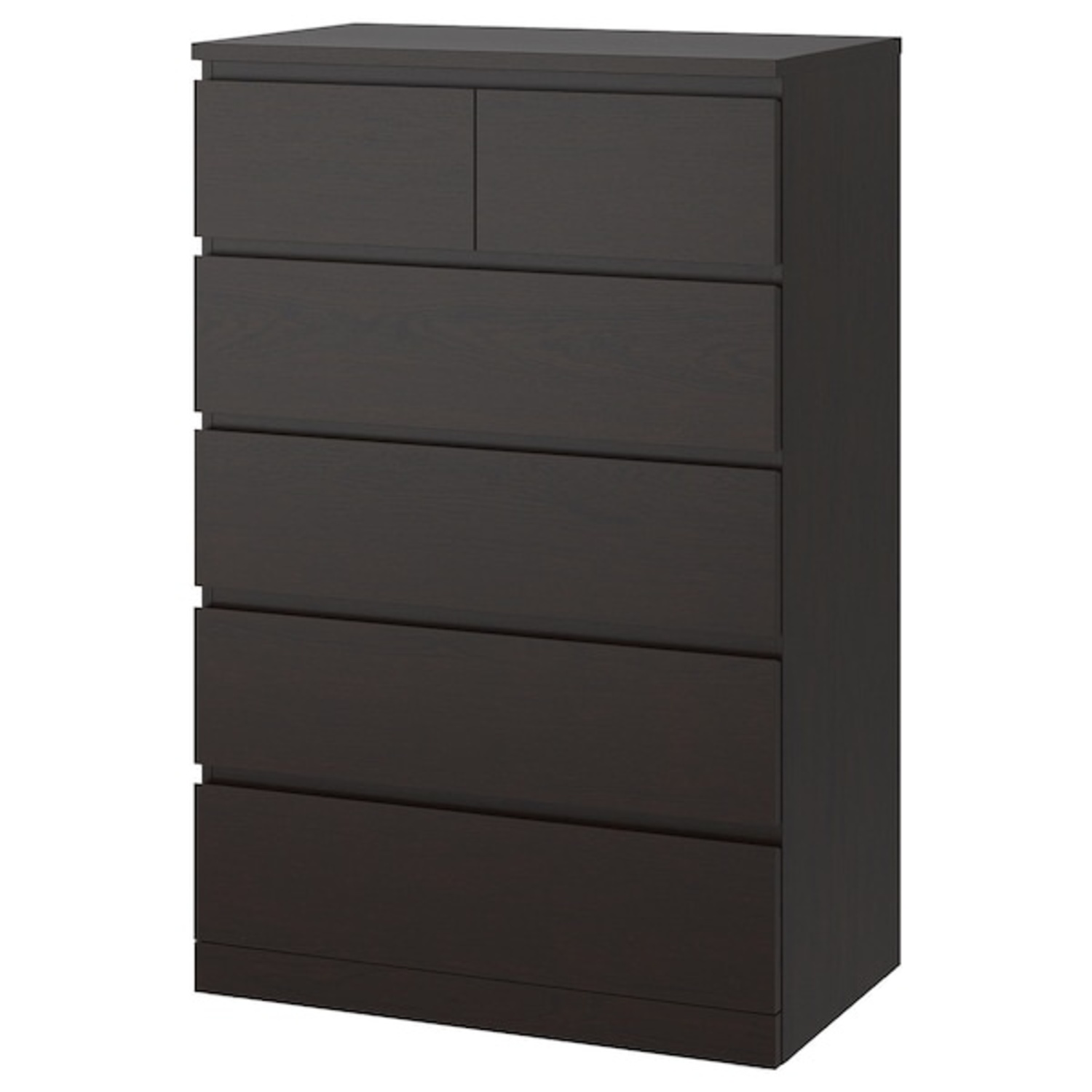 IKEA Malm 6 Drawer Chest/Dresser - Dark Brown - image-5