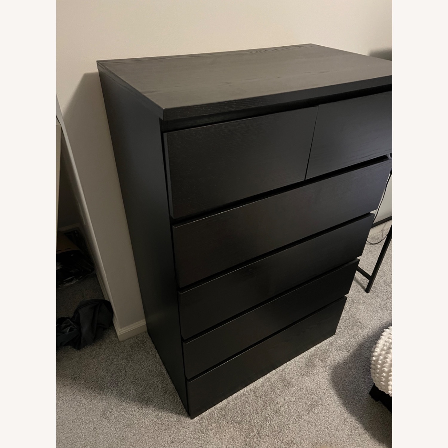 IKEA Malm 6 Drawer Chest/Dresser - Dark Brown - image-2