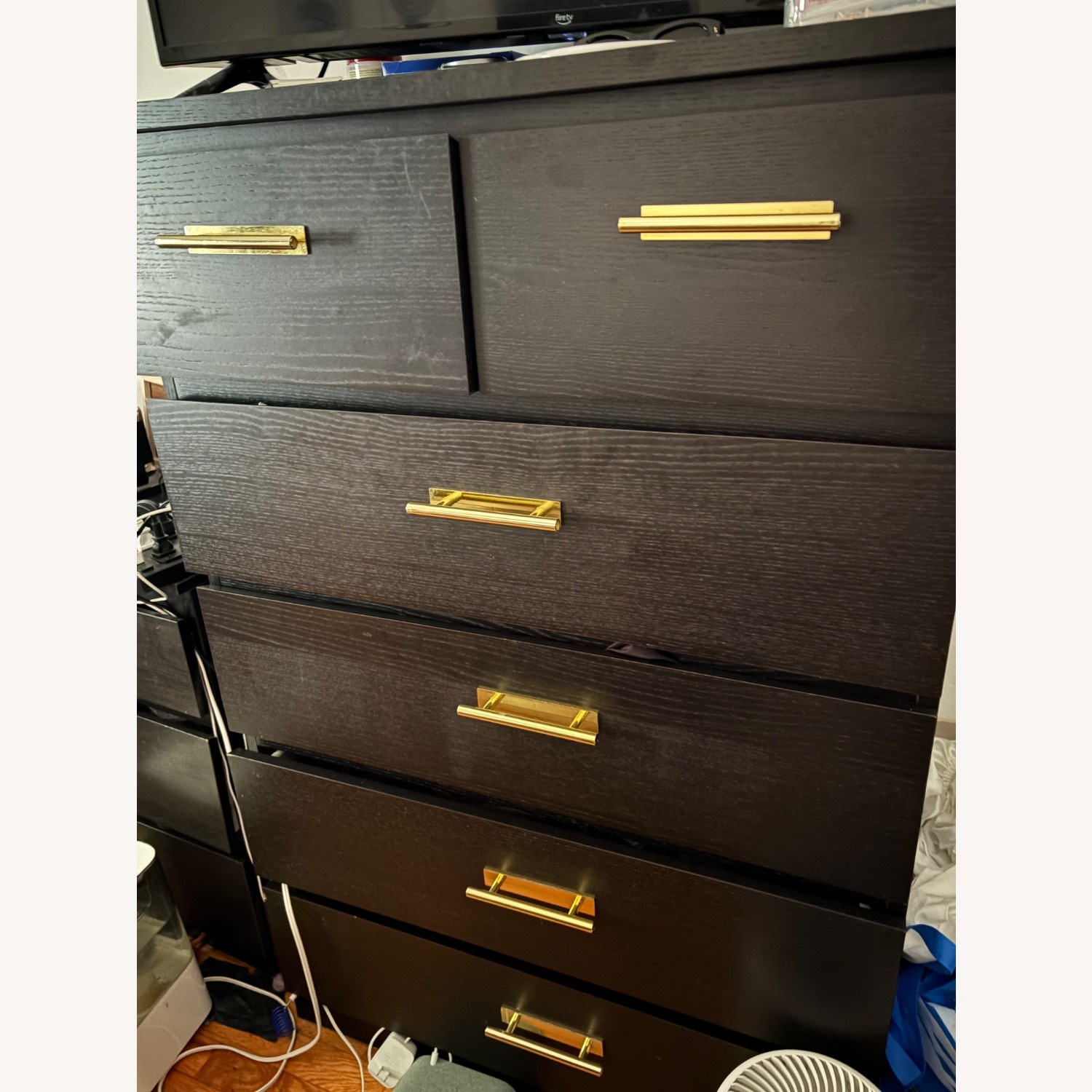 IKEA Malm 6 Drawer Chest/Dresser - Dark Brown - image-6