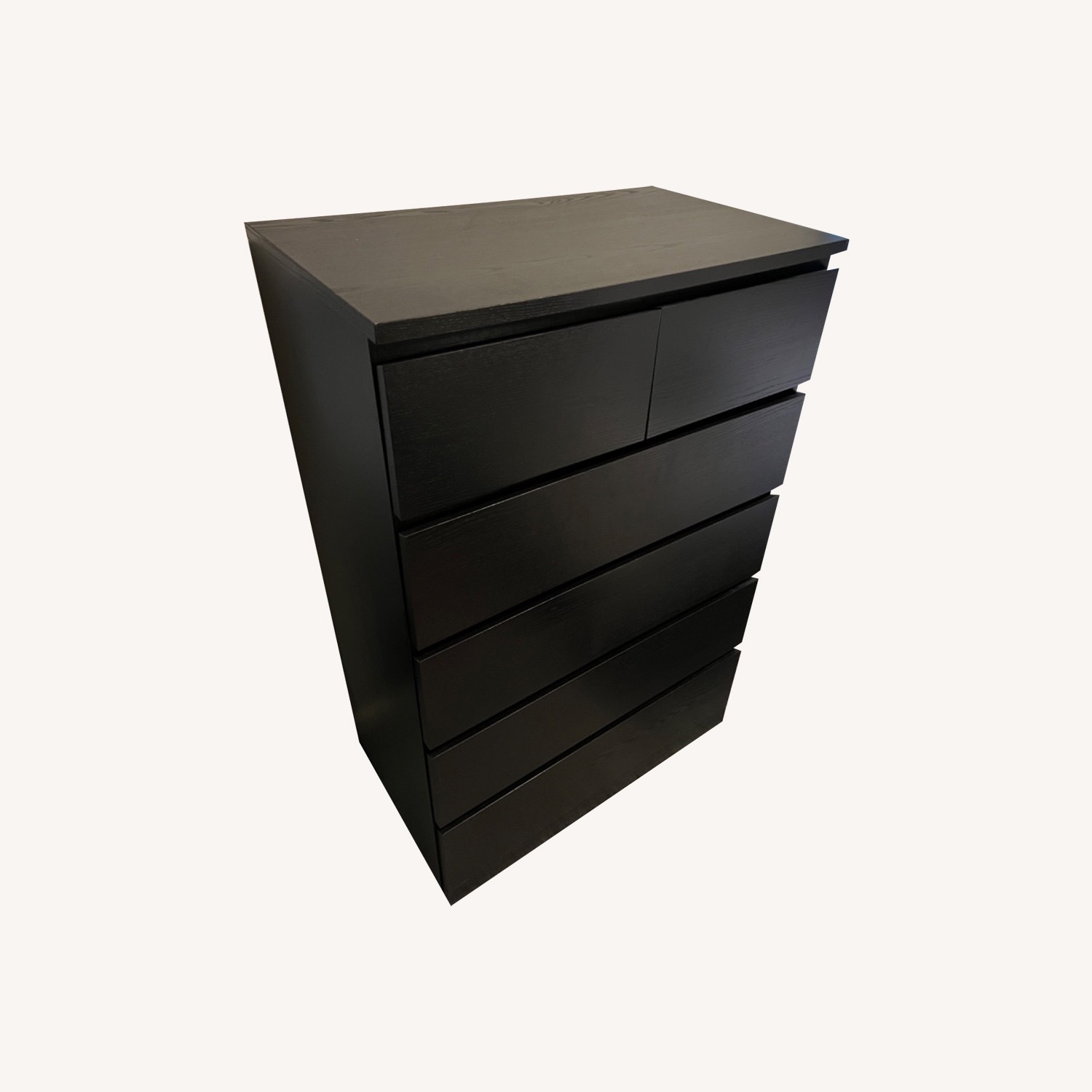 IKEA Malm 6 Drawer Chest/Dresser - Dark Brown - image-1