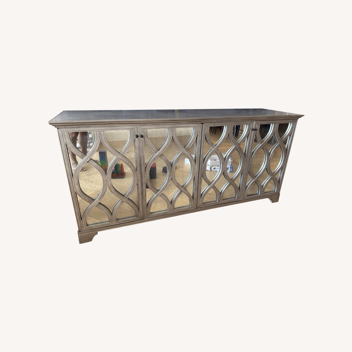 Lillian August Silver with Anique Mirror Buffet - image-0