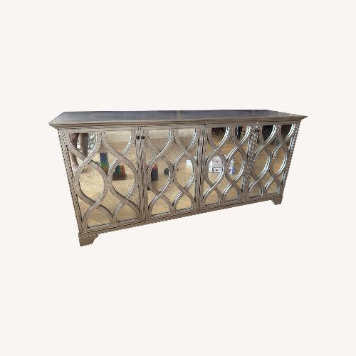 Used Lillian August Silver with Anique Mirror Buffet for sale on AptDeco