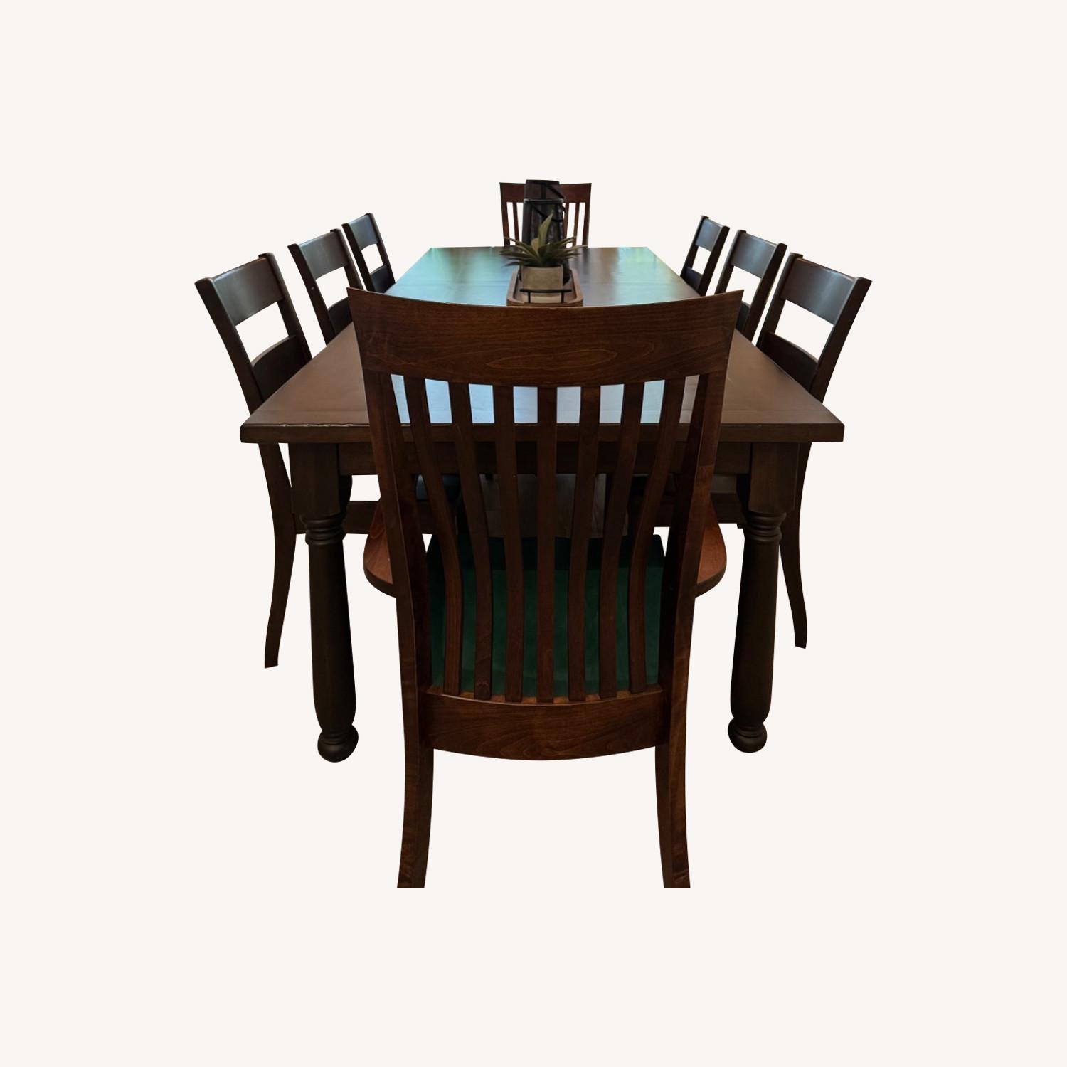 Wood Dining Room Set  - image-0