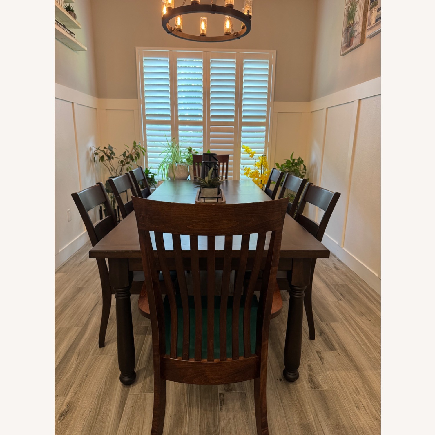 Wood Dining Room Set  - image-3