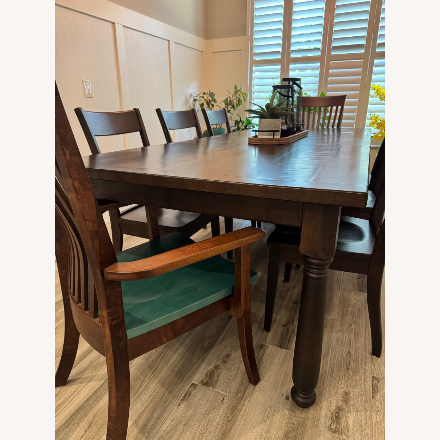 Wood Dining Room Set  - image-2