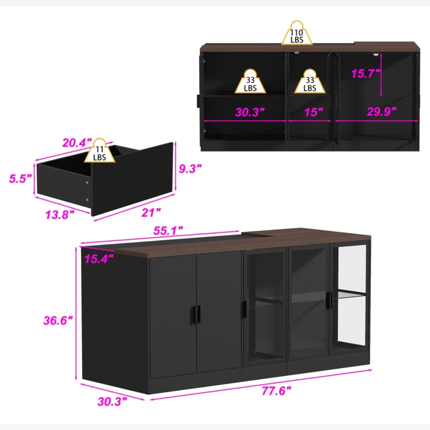 Better Homes and Gardens Kitchen Island - image-5