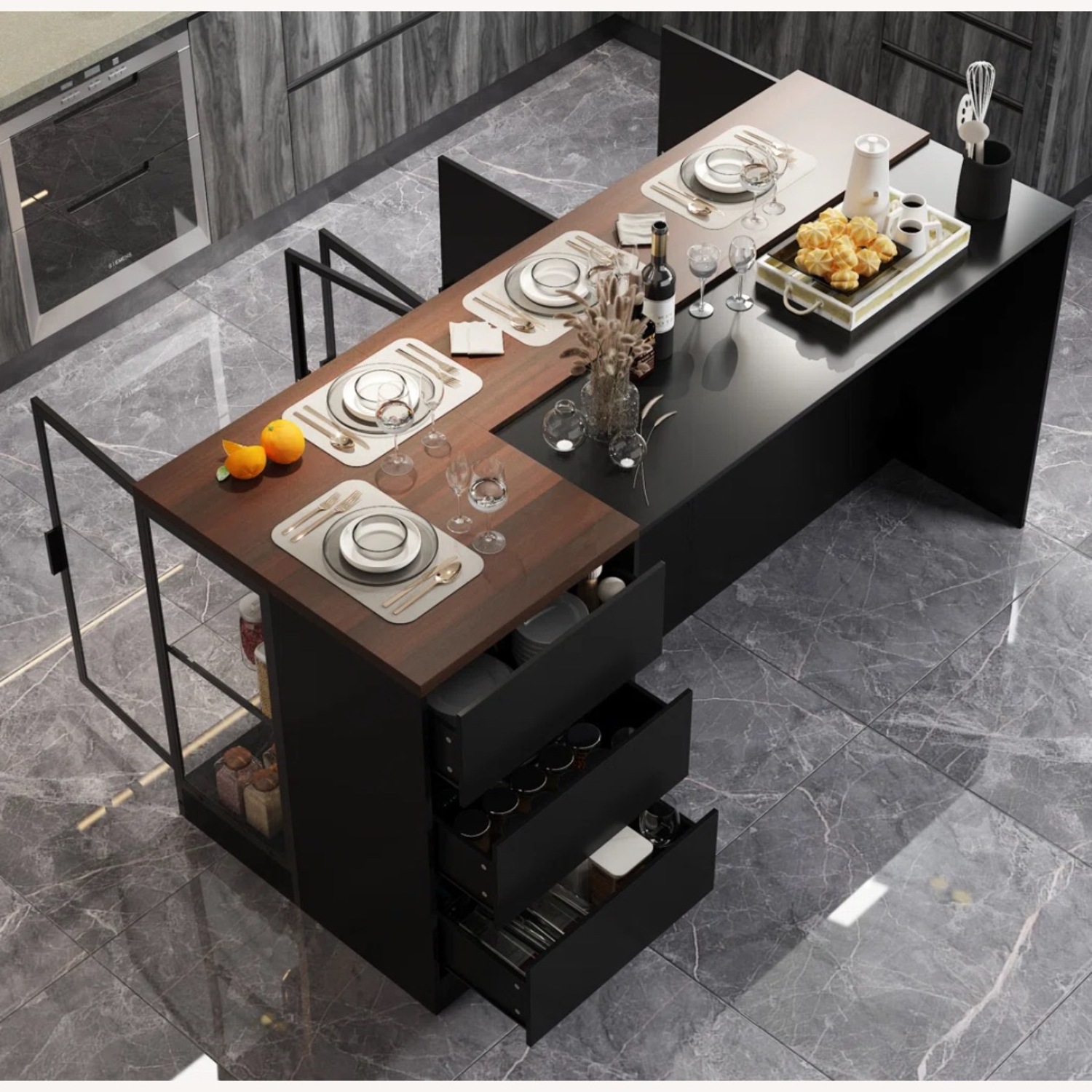 Better Homes and Gardens Kitchen Island - image-2