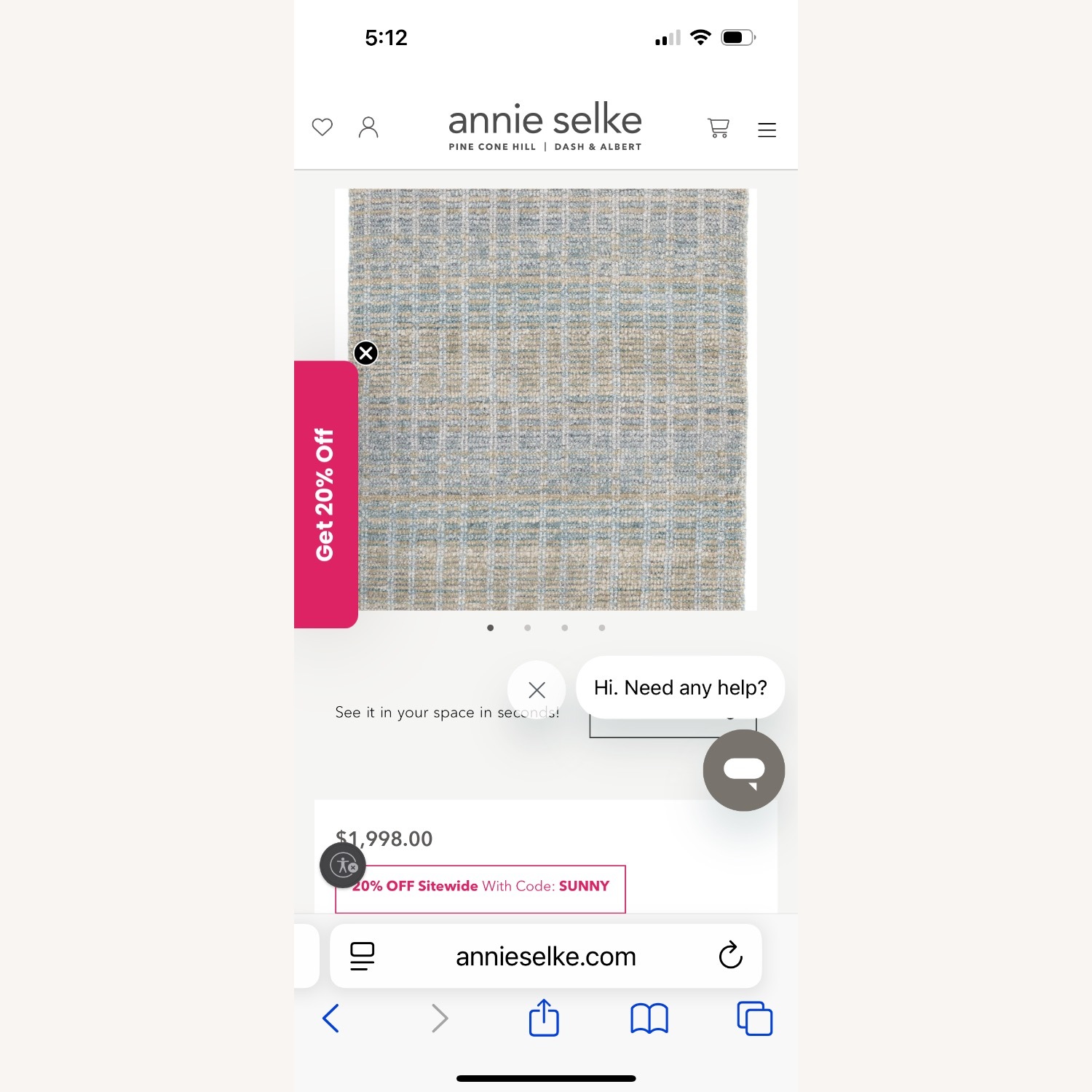 Brand New Dash & Albert Area Rug - image-8