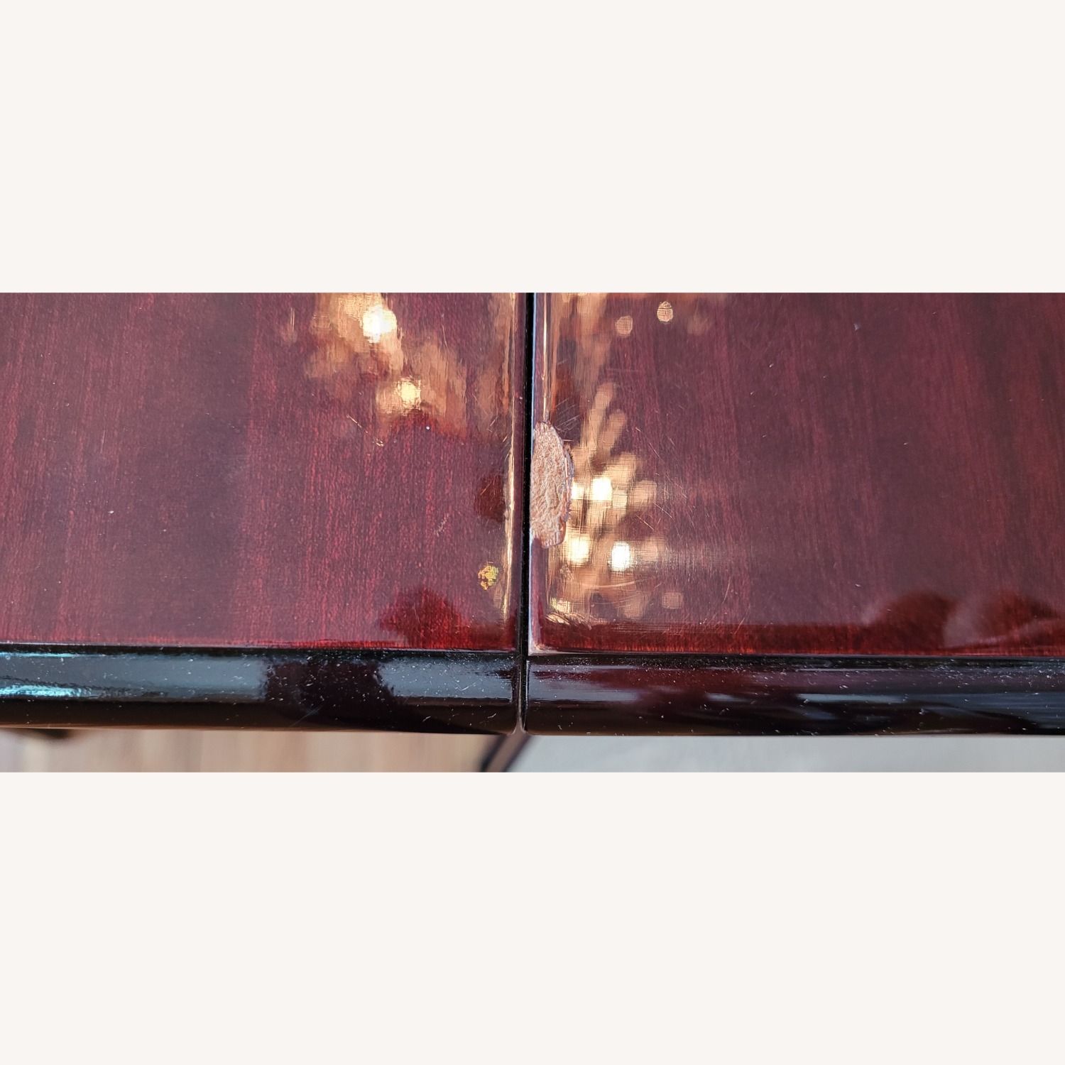 Wood Lacquered Table & 6 Chairs from Spain - image-18