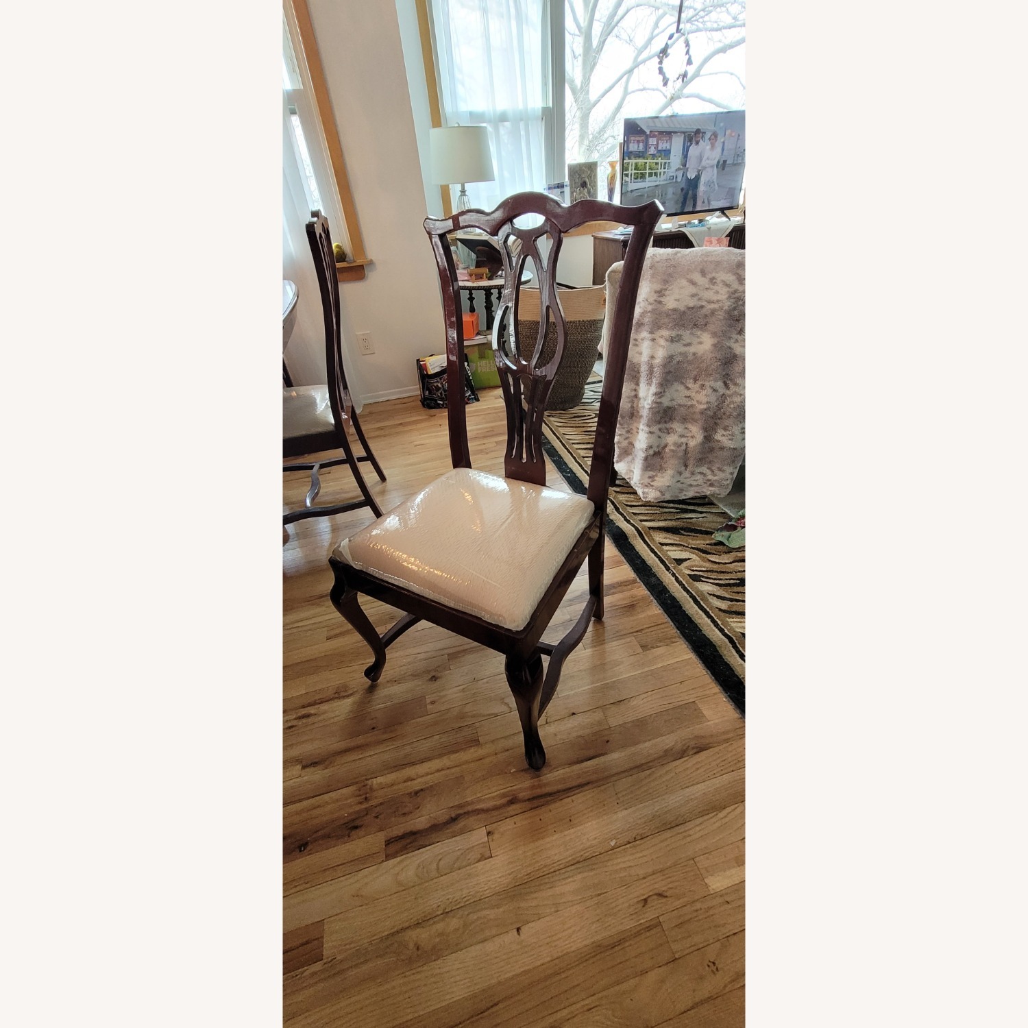 Wood Lacquered Table & 6 Chairs from Spain - image-12