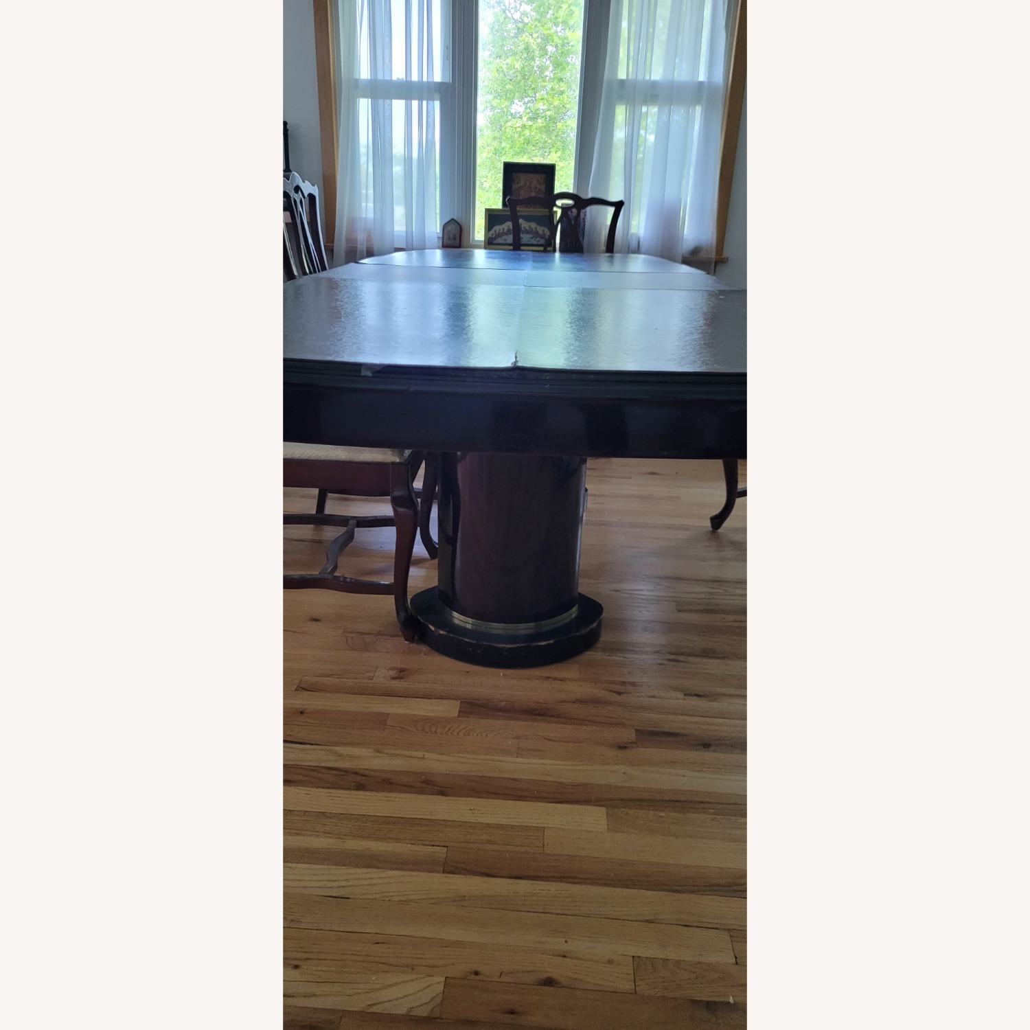 Wood Lacquered Table & 6 Chairs from Spain - image-9