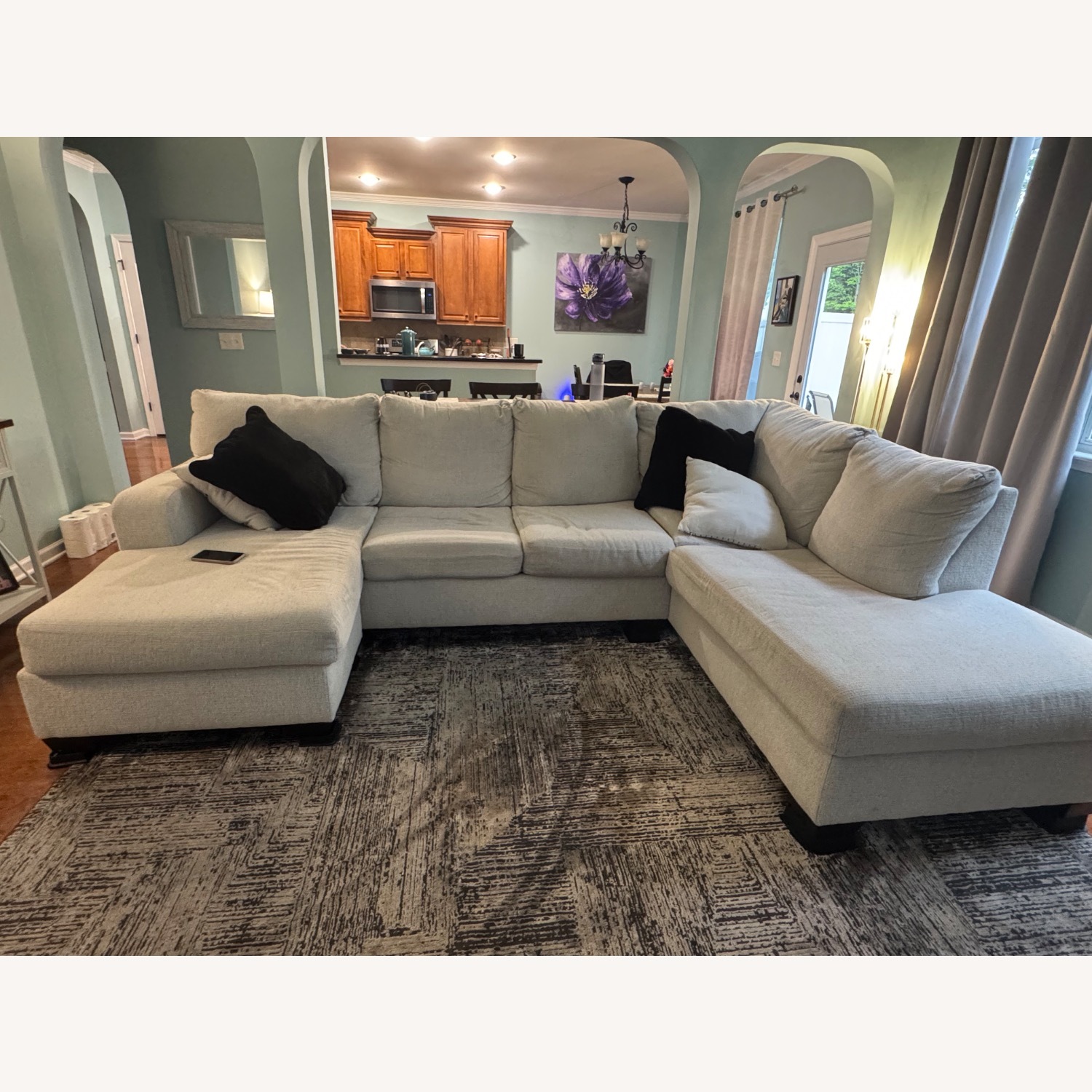 Ashley Cambri Beige Sectional - image-1