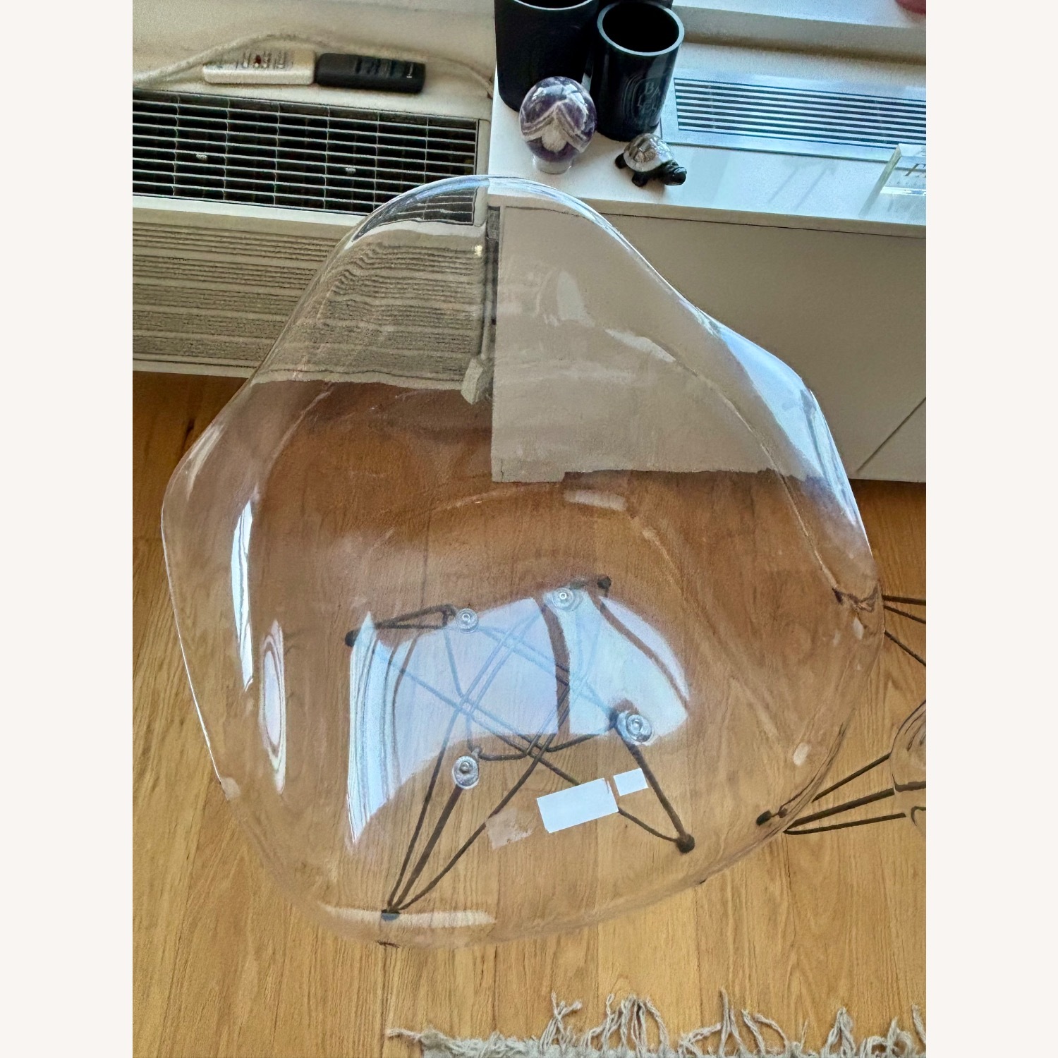 Pair of Polycarbonate and Metal Armchairs - image-6