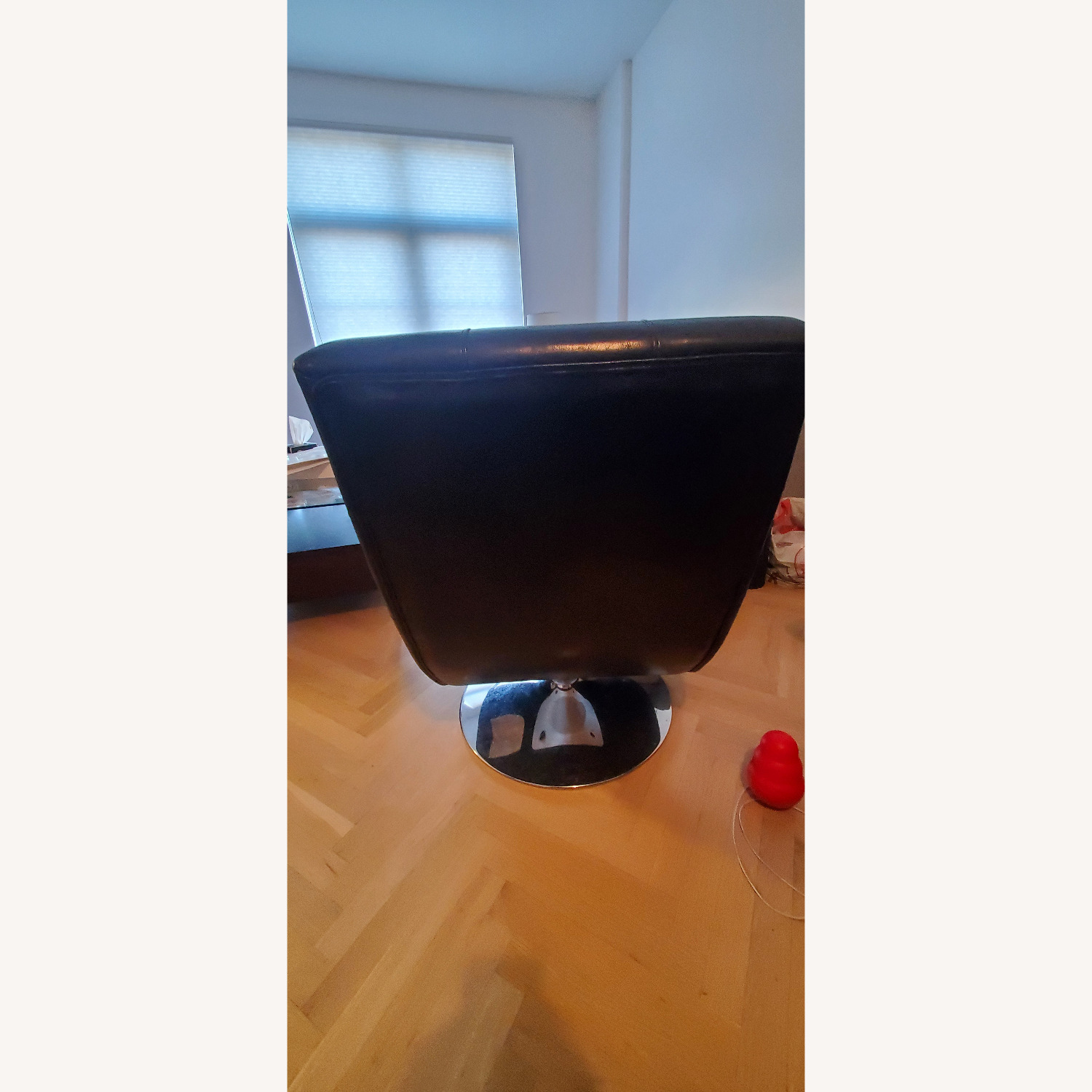 Armless Lounge Swivel Chair - image-3