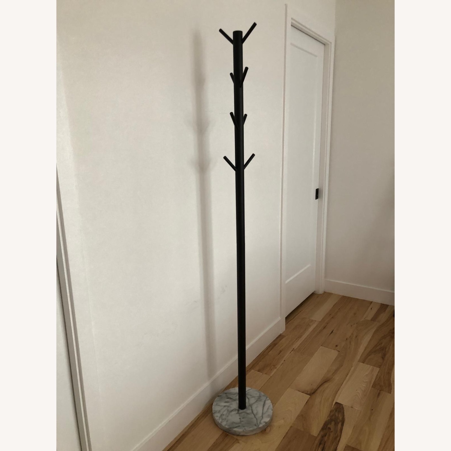 CB2 Boulevard Black & Marble Coat Rack - image-2