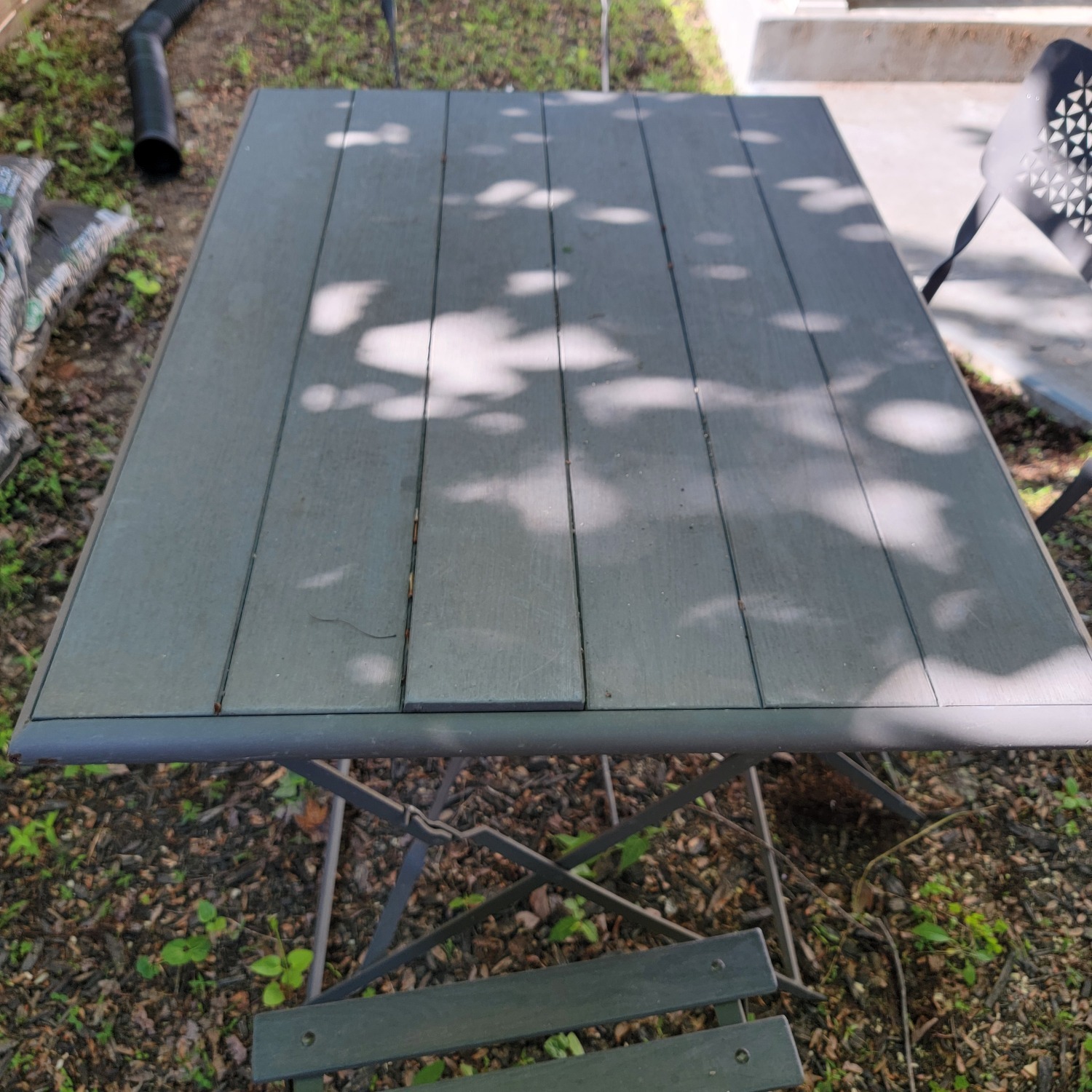 Outdoor Bistro Set 1 Table 3 Chairs - image-4