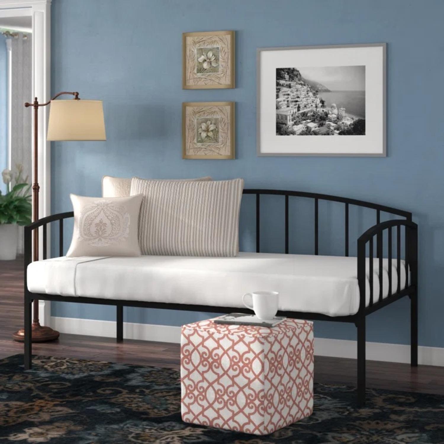 Barium Black Twin Daybed - image-1