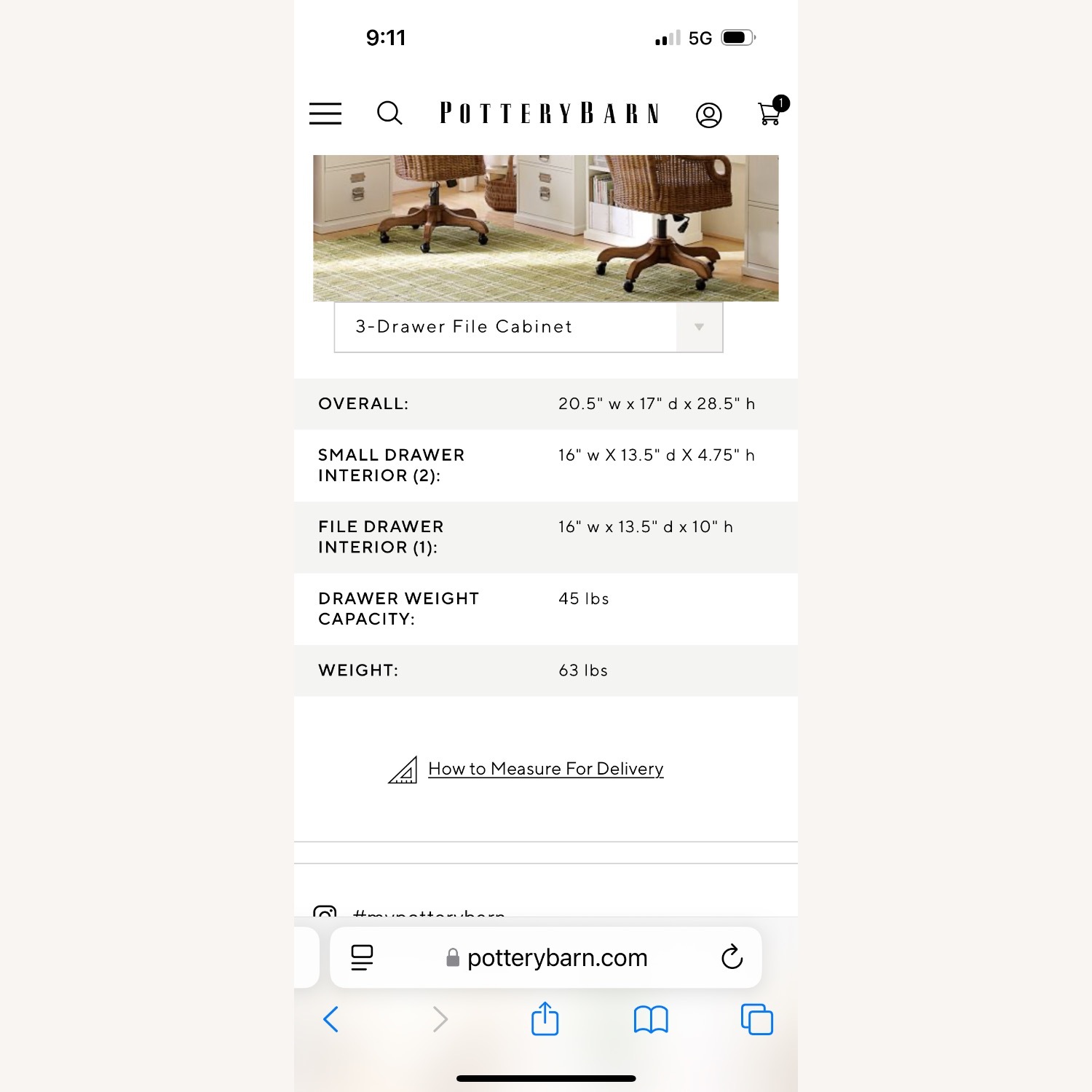 Pottery Barn Bedford Desk - image-7