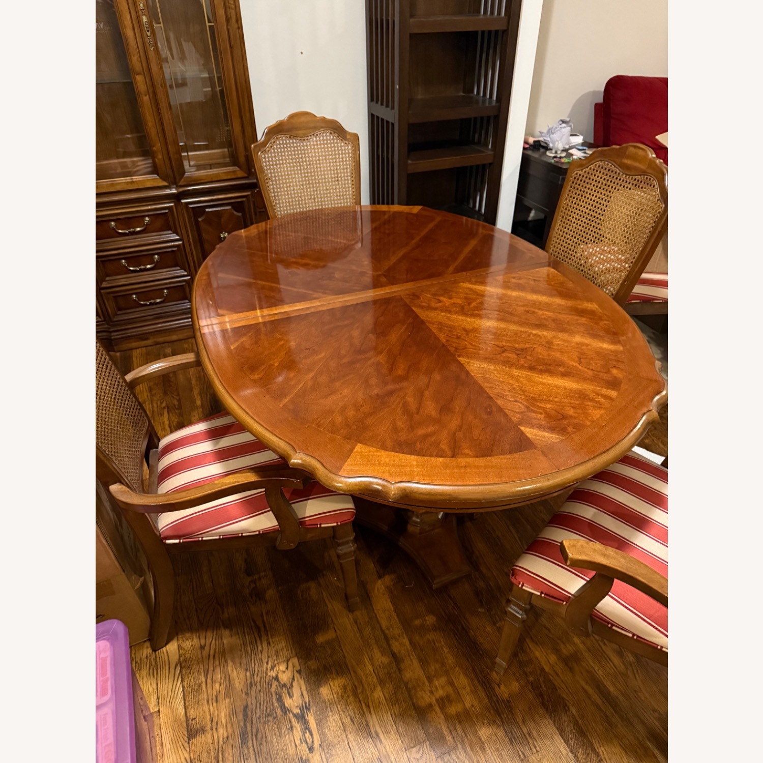 Wood Expanding Dining Room Table  - image-1