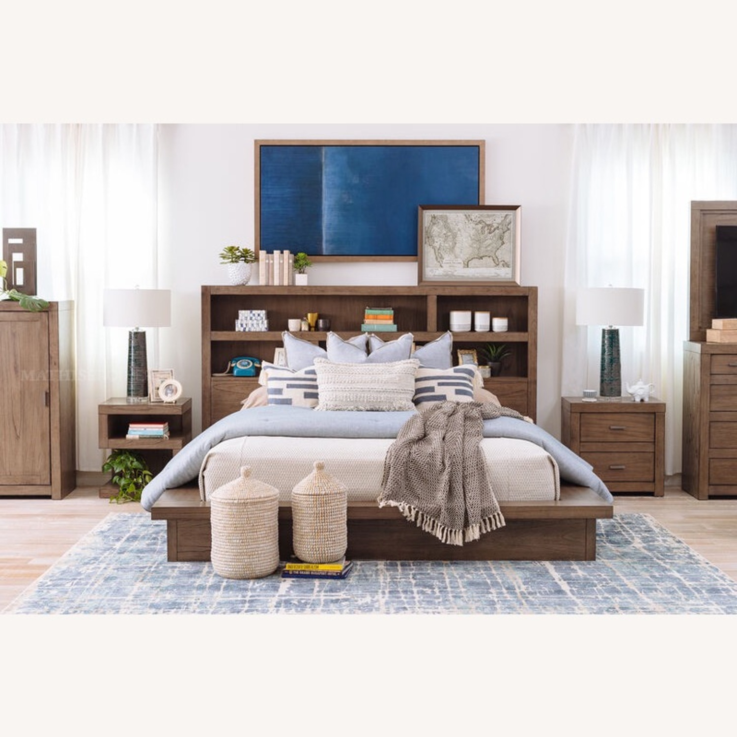 Modern Loft Queen Platform Bed - image-4
