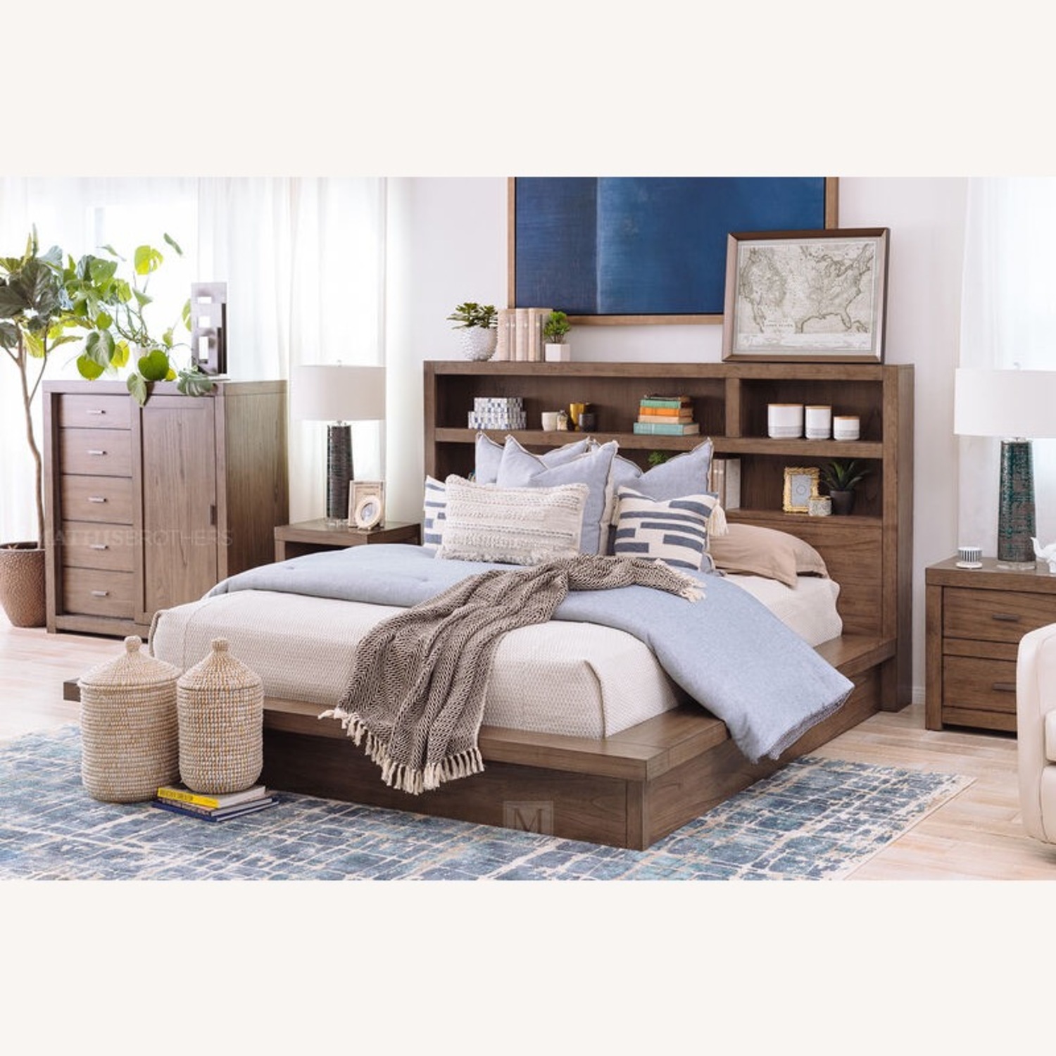 Modern Loft Queen Platform Bed - image-2
