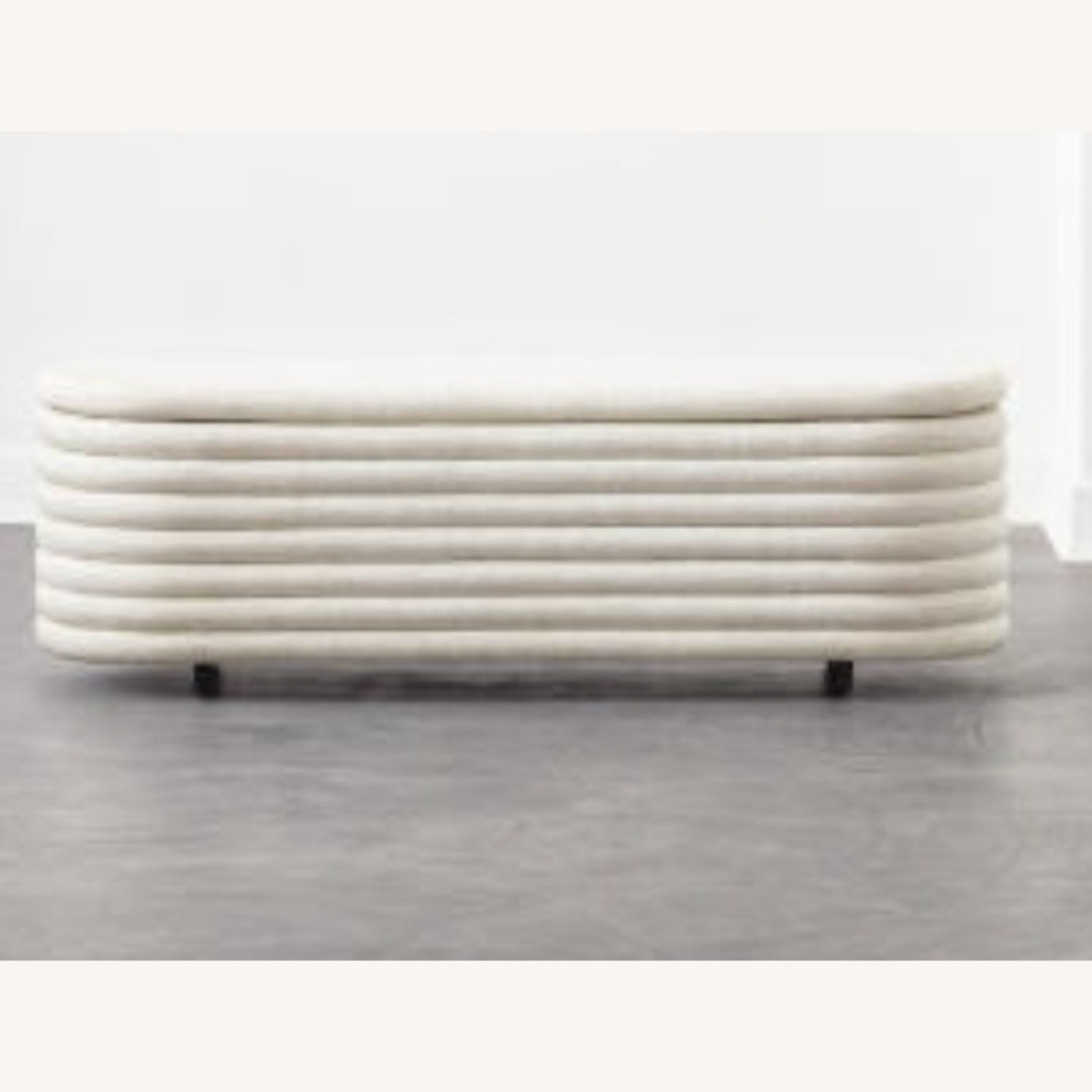 CB2 Rialto 60" White Storage Bench - image-1