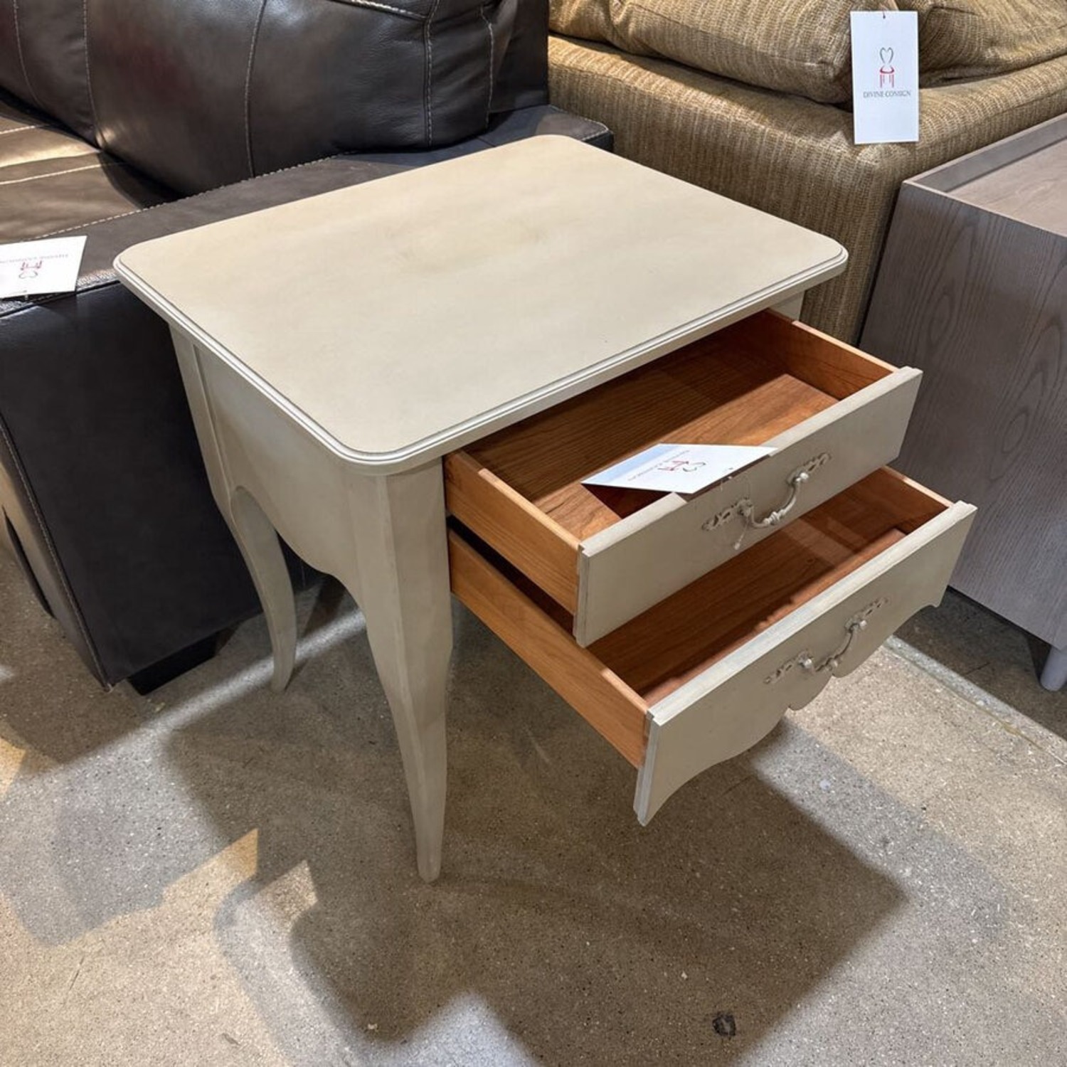 Ethan Allen French Country 2-Drawer Nightstand - image-4