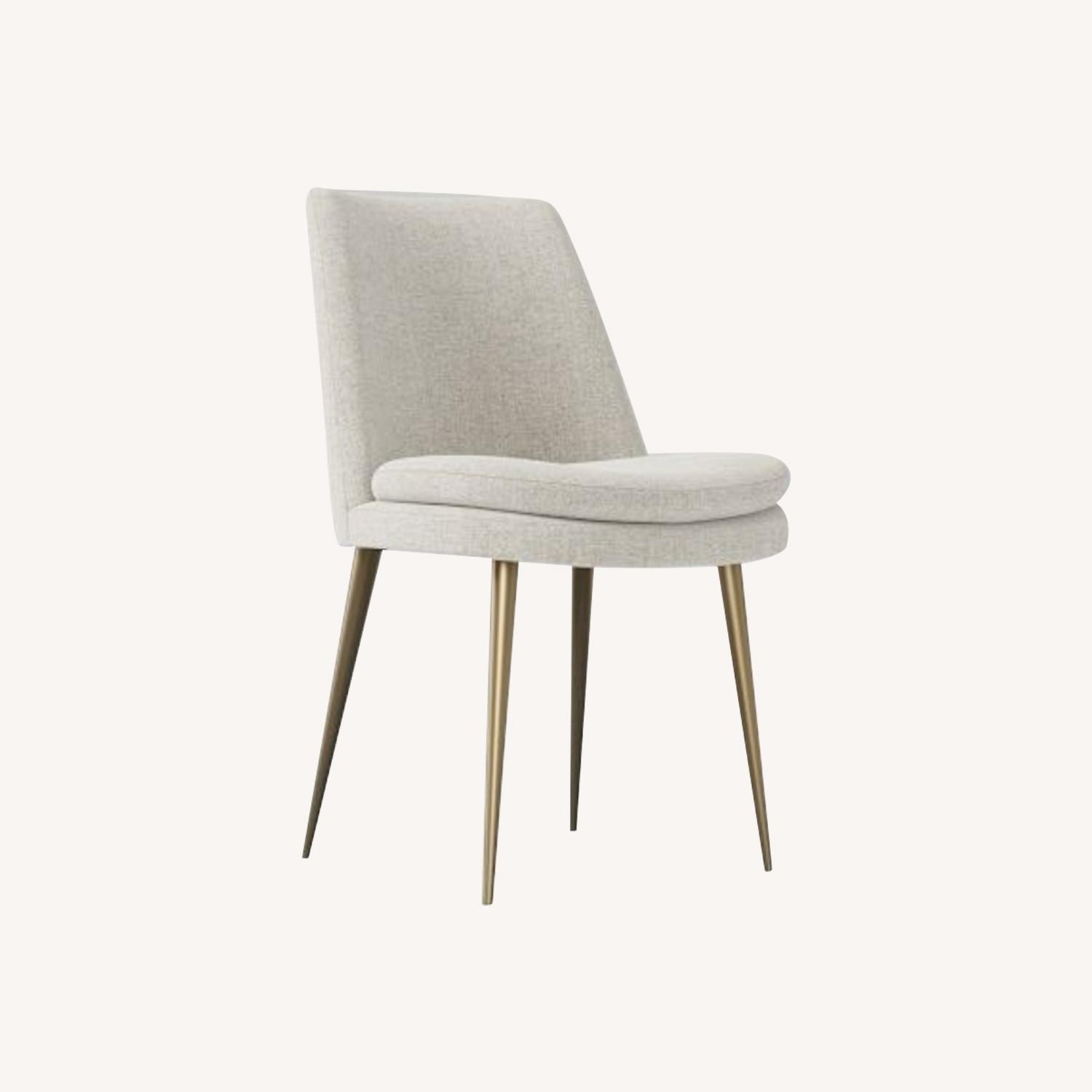 West Elm Finley Chairs Gray - image-0